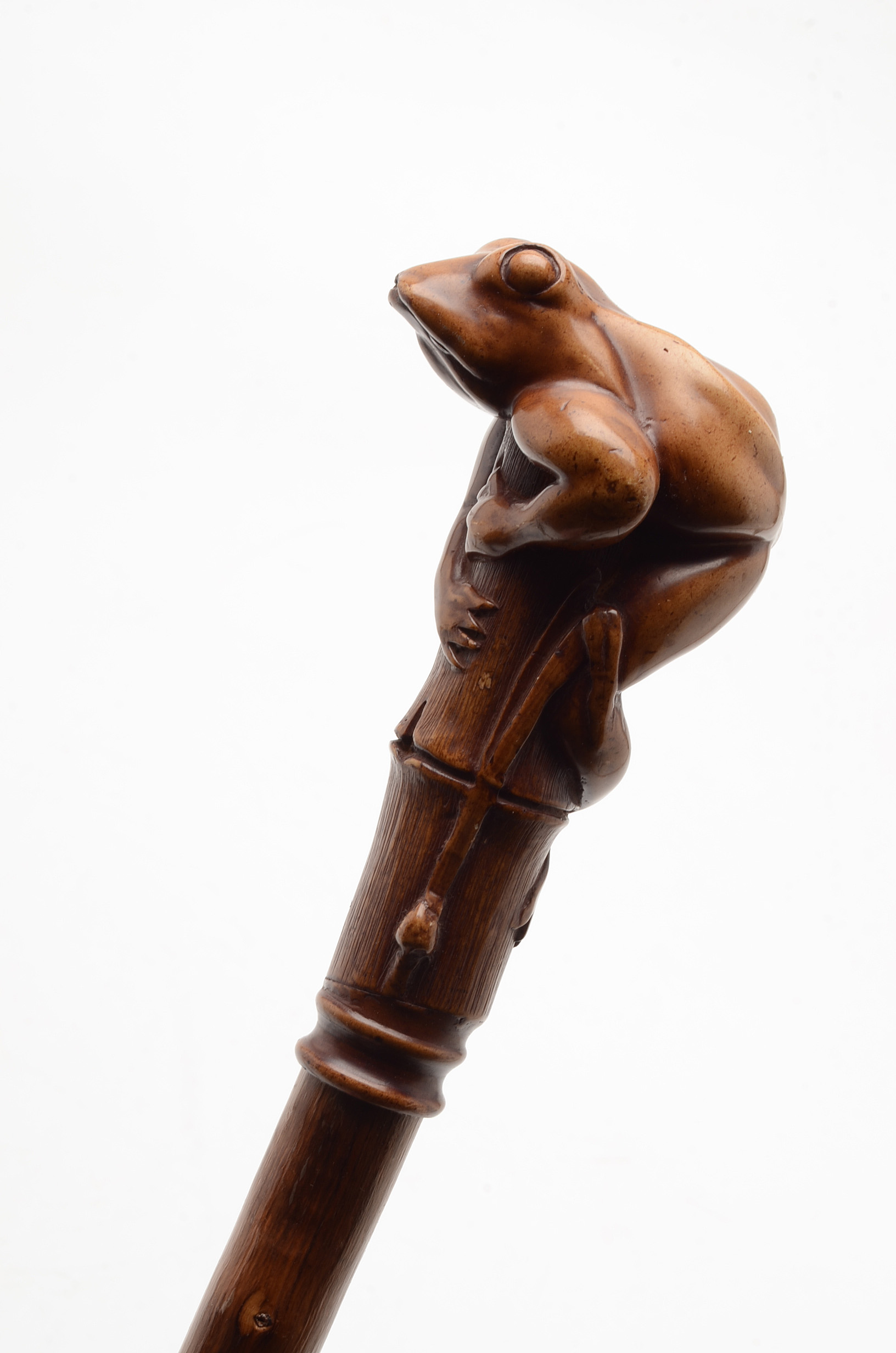 Three Carved Walking Sticks