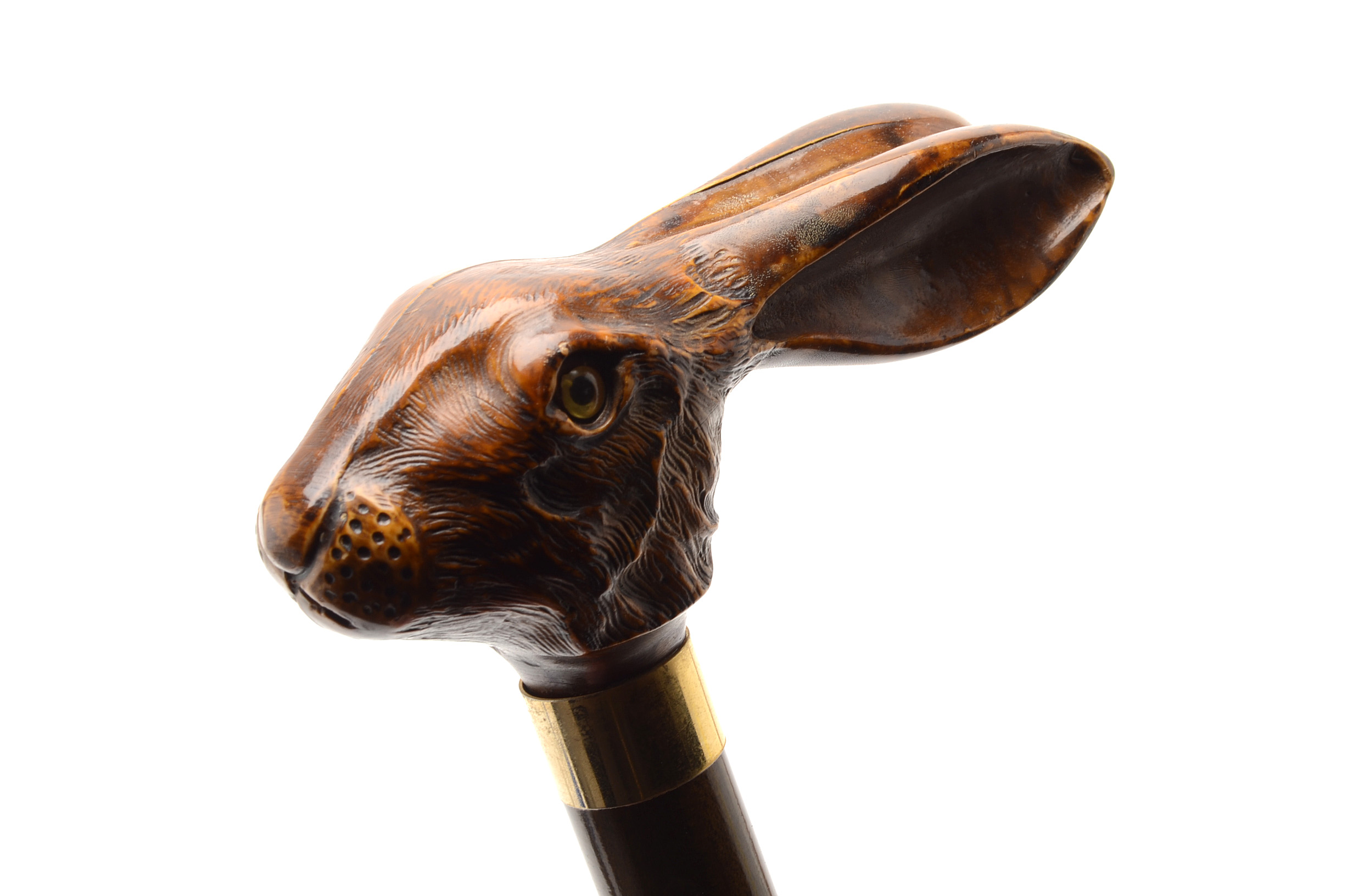 Three Carved Walking Sticks