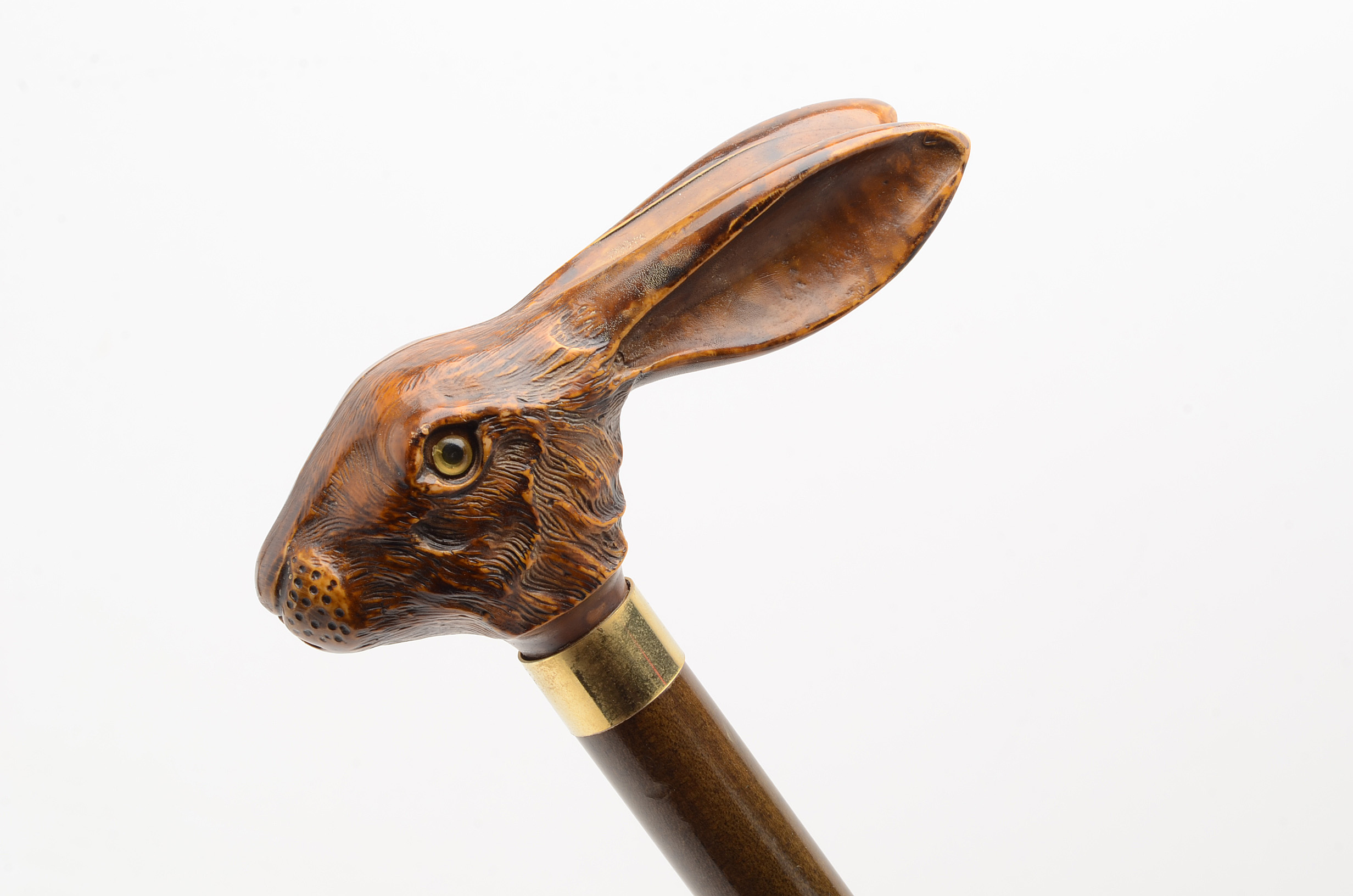 Three Carved Walking Sticks