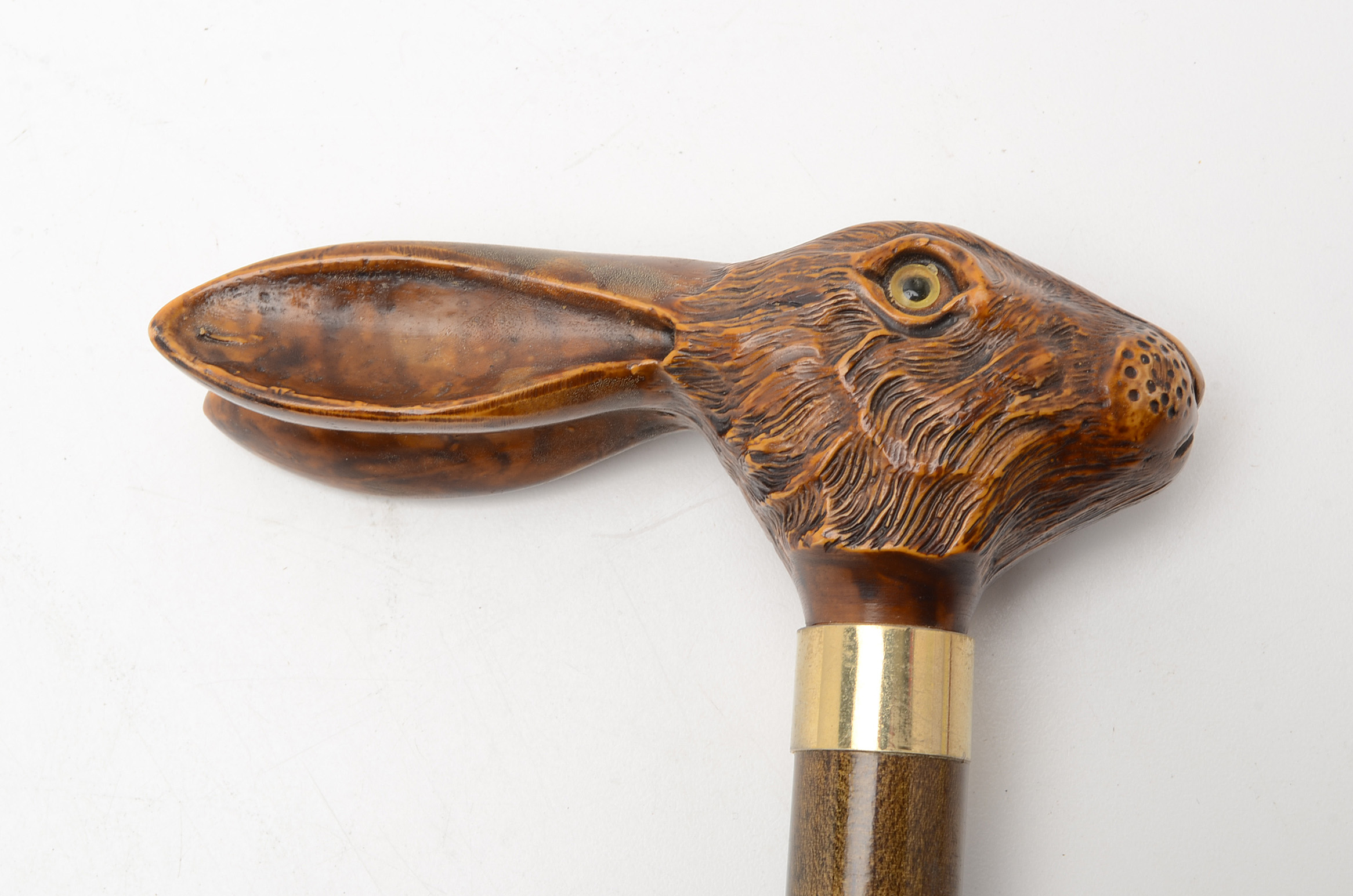 Three Carved Walking Sticks