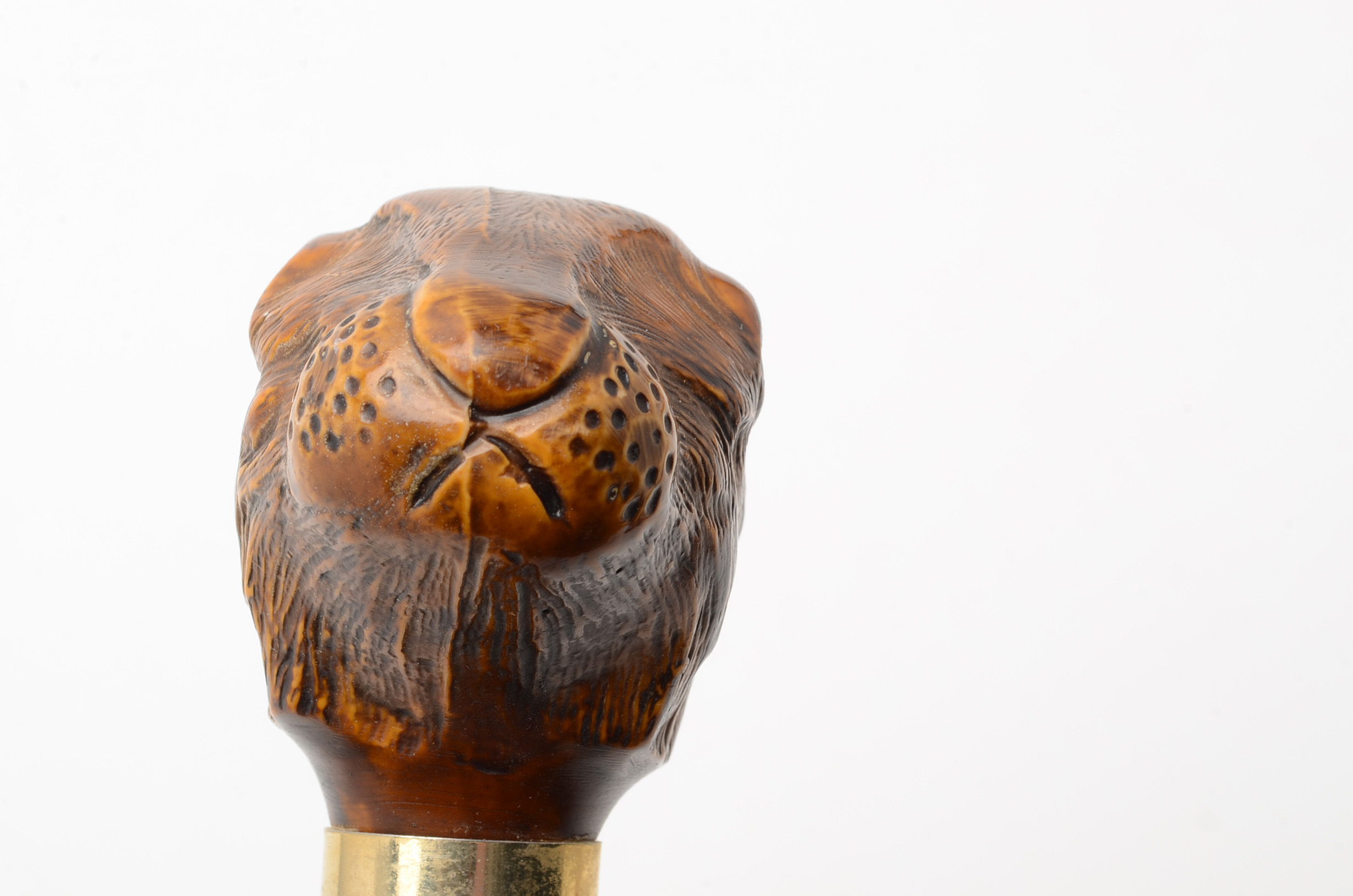 Three Carved Walking Sticks