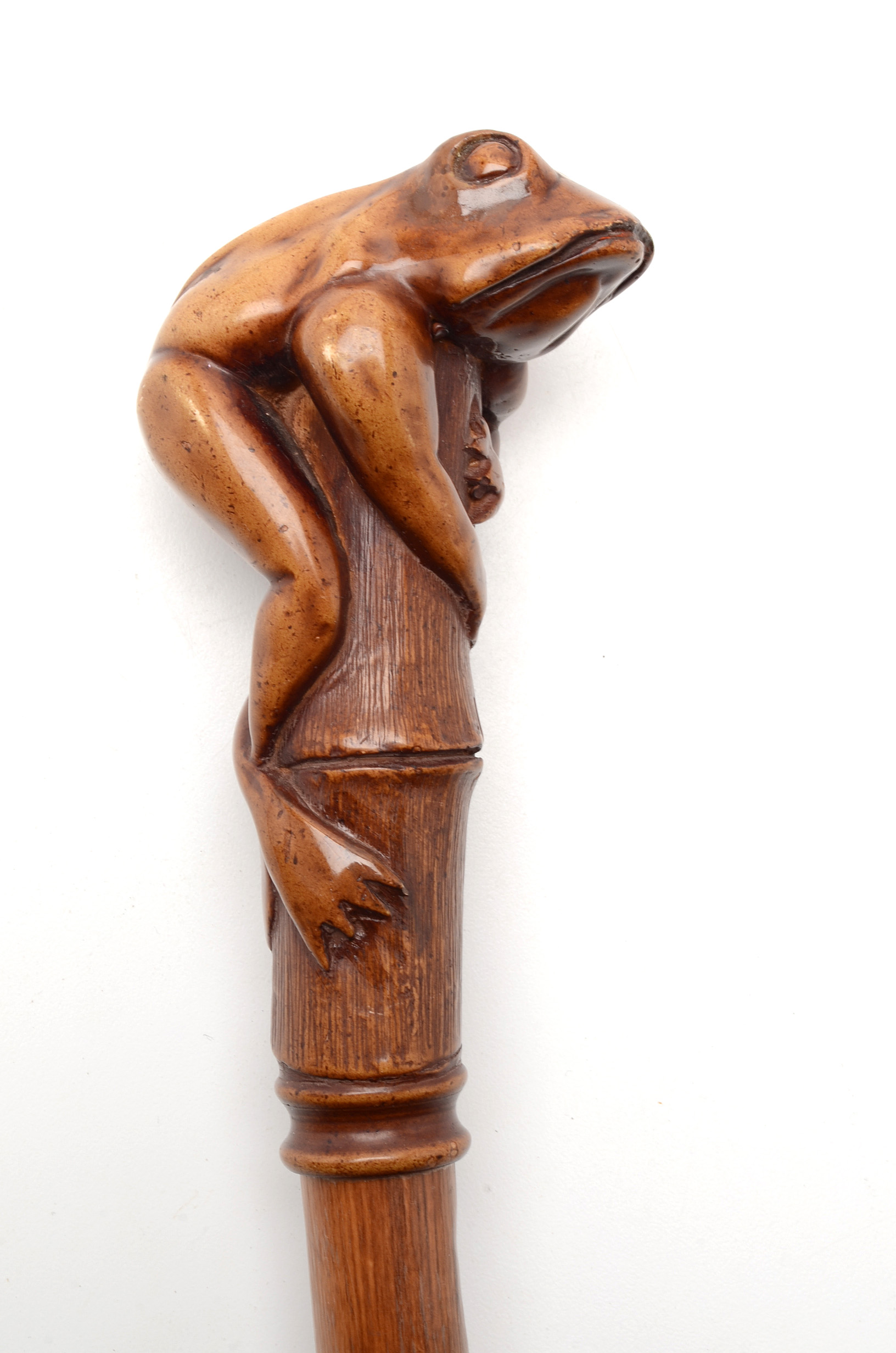 Three Carved Walking Sticks