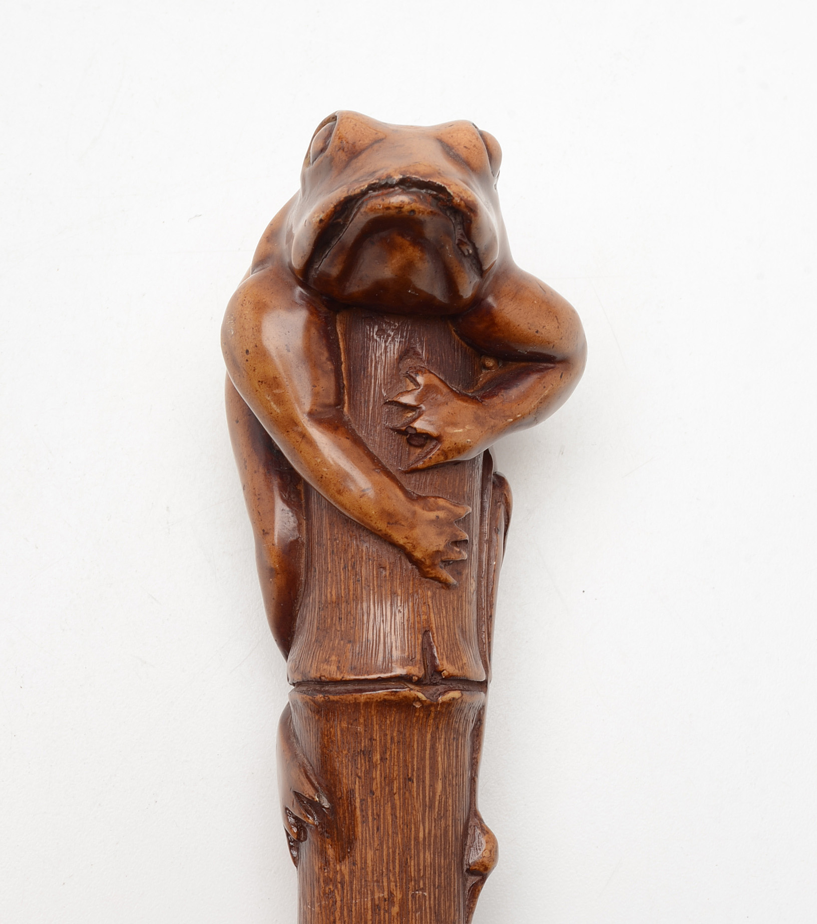 Three Carved Walking Sticks