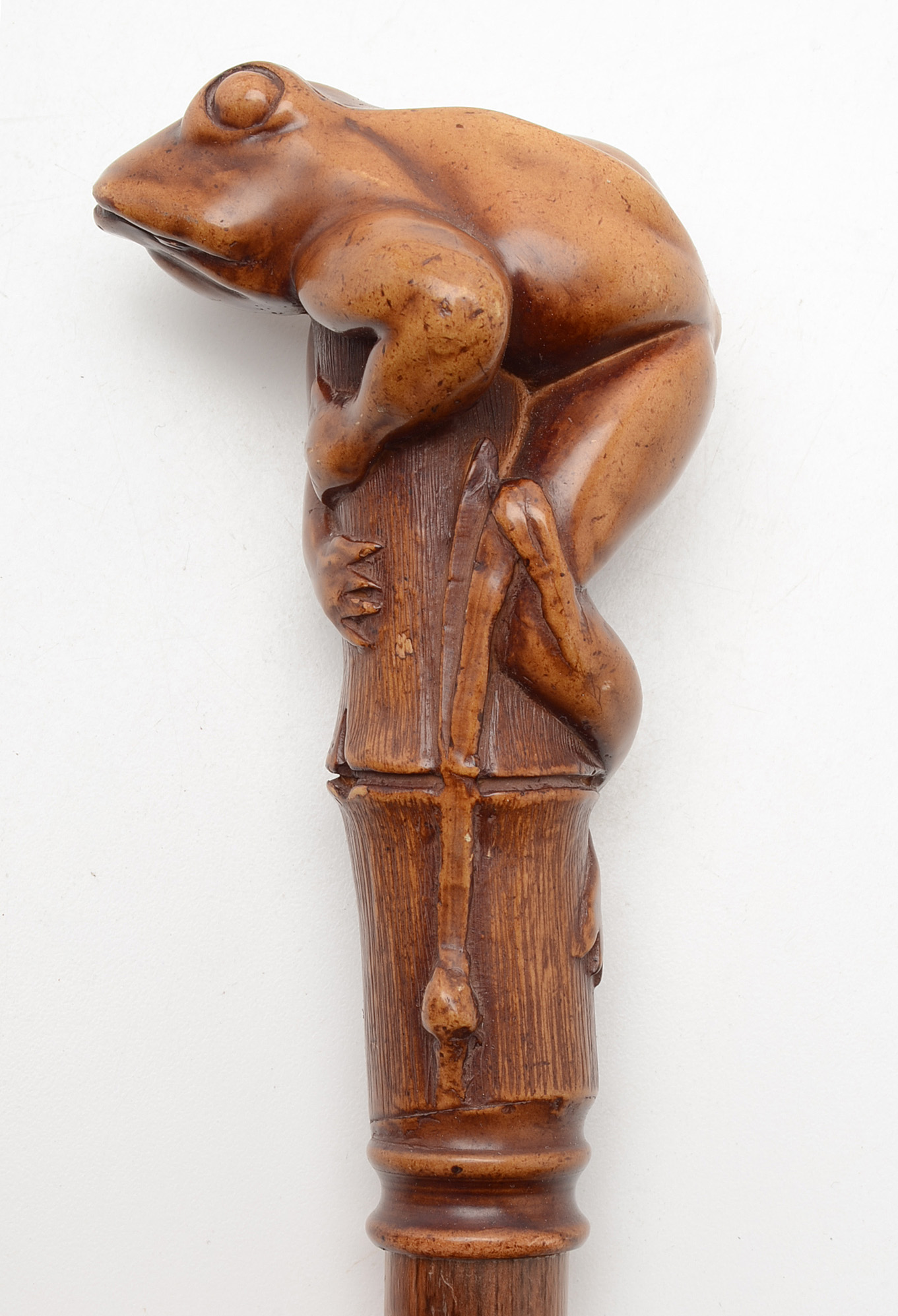 Three Carved Walking Sticks