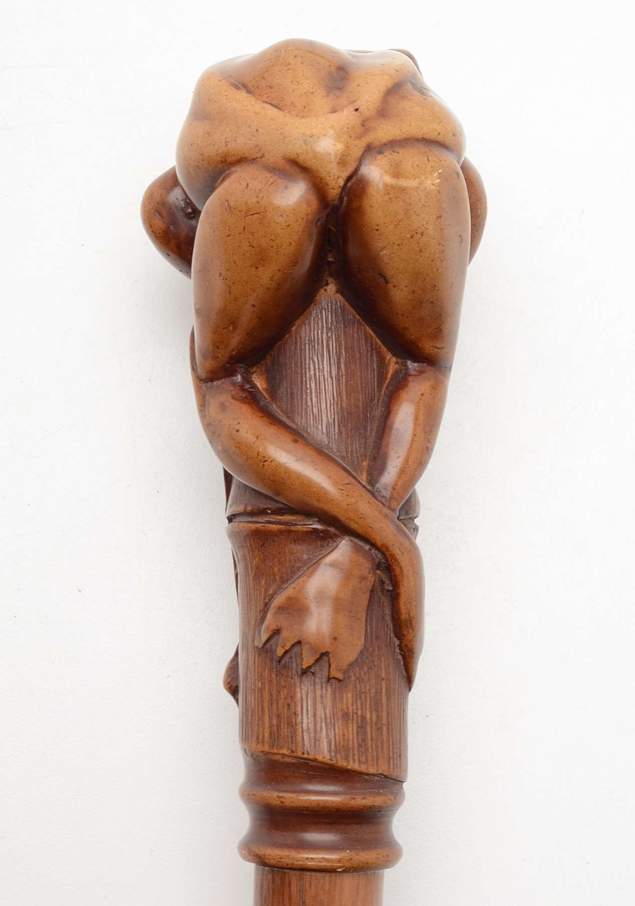 Three Carved Walking Sticks