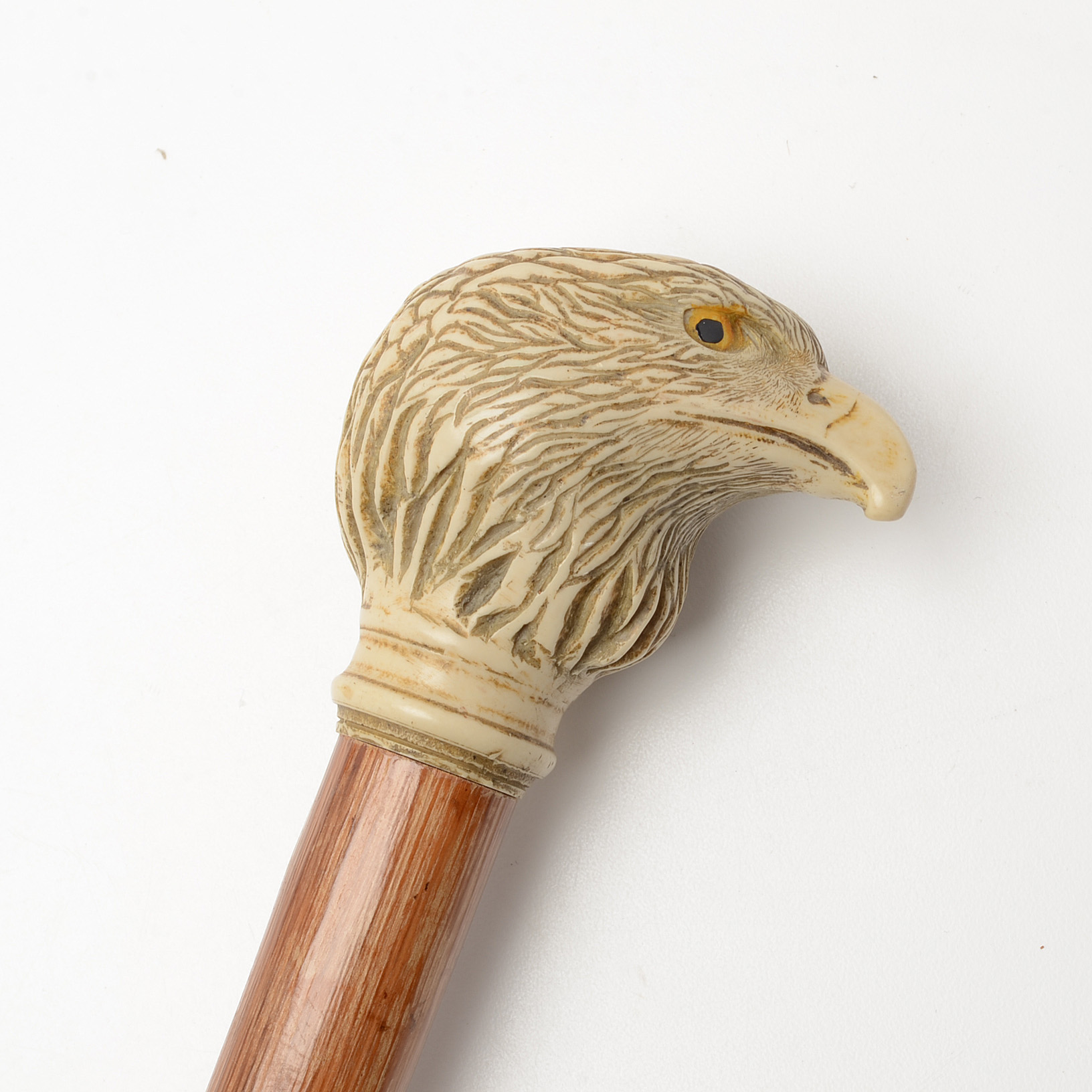 Three Carved Walking Sticks