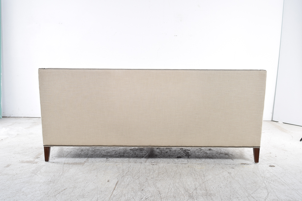 Linen Upholstered Sofa by Lillian August