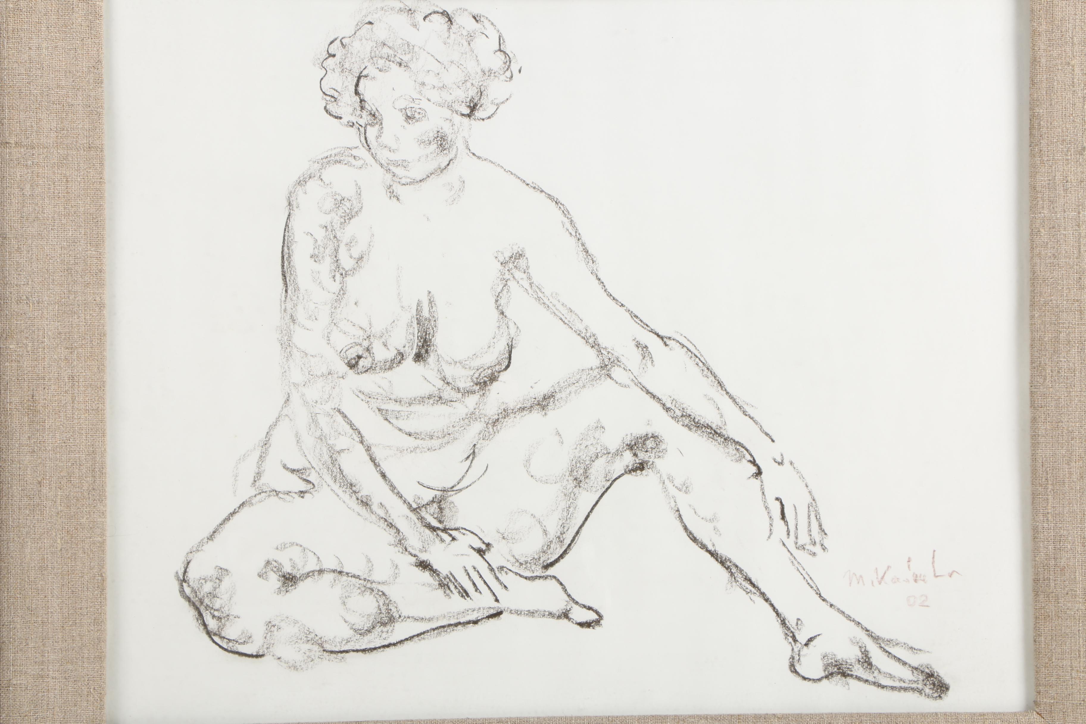 Murat Kaboulov Charcoal Drawing