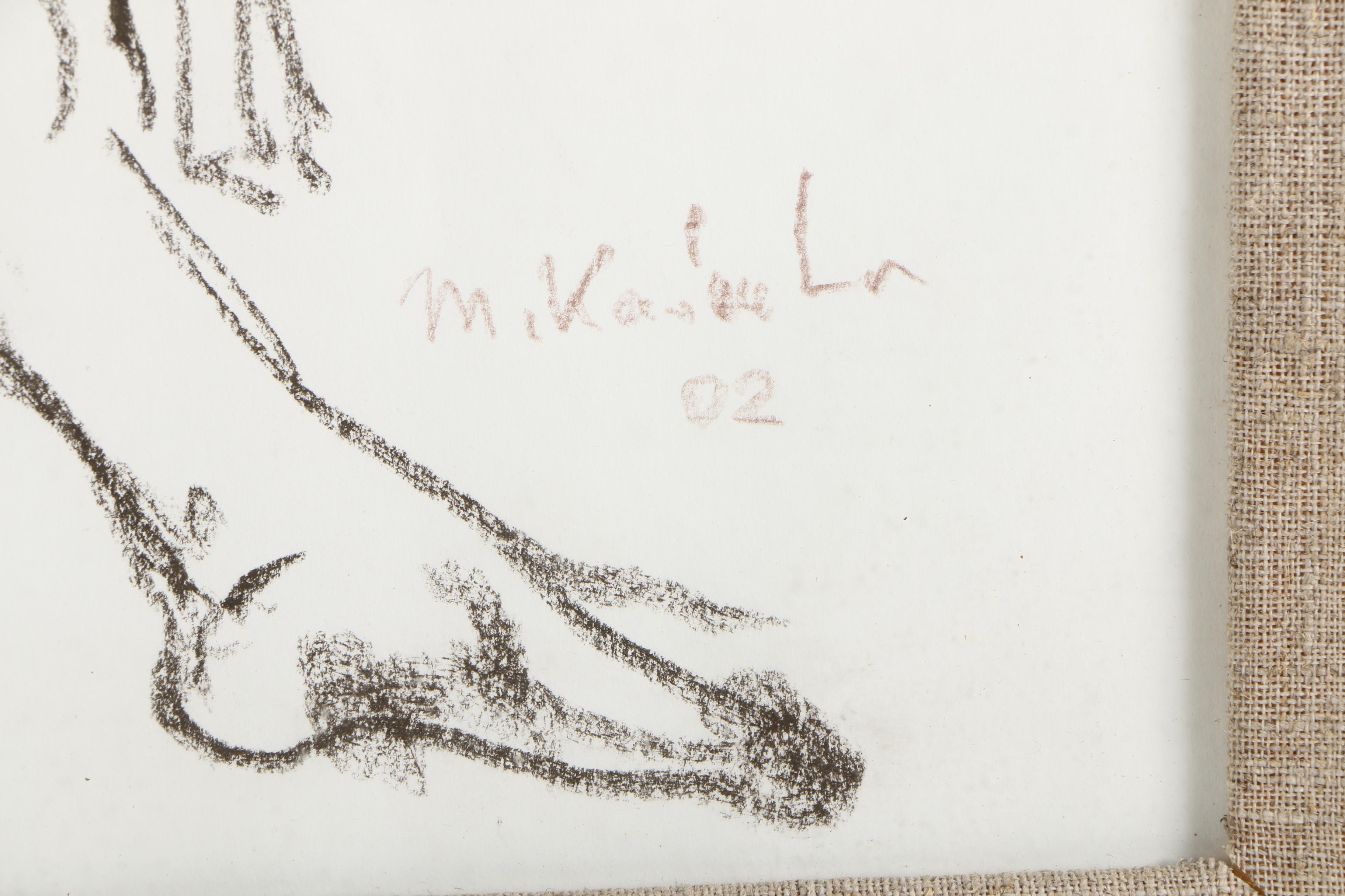 Murat Kaboulov Charcoal Drawing