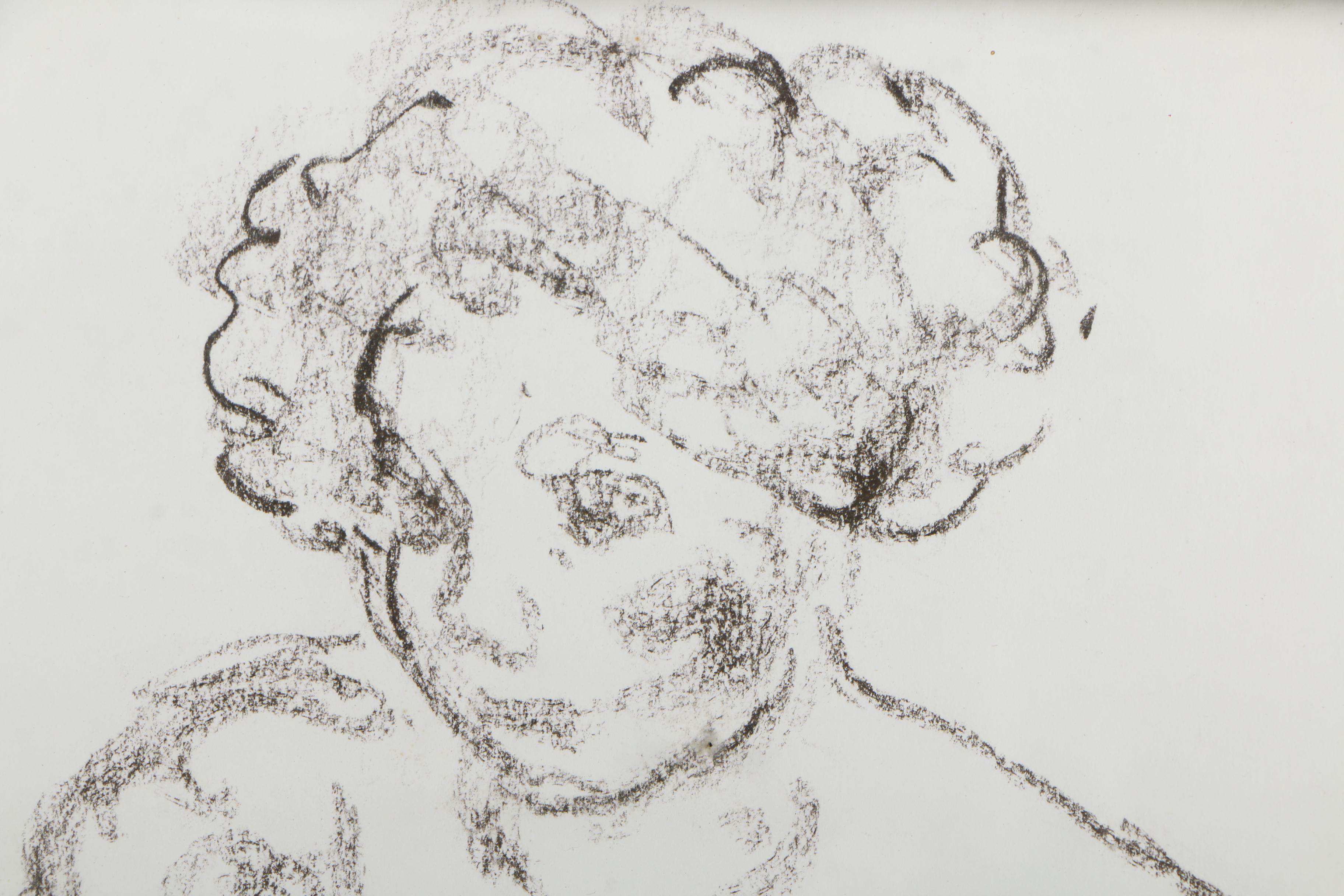 Murat Kaboulov Charcoal Drawing