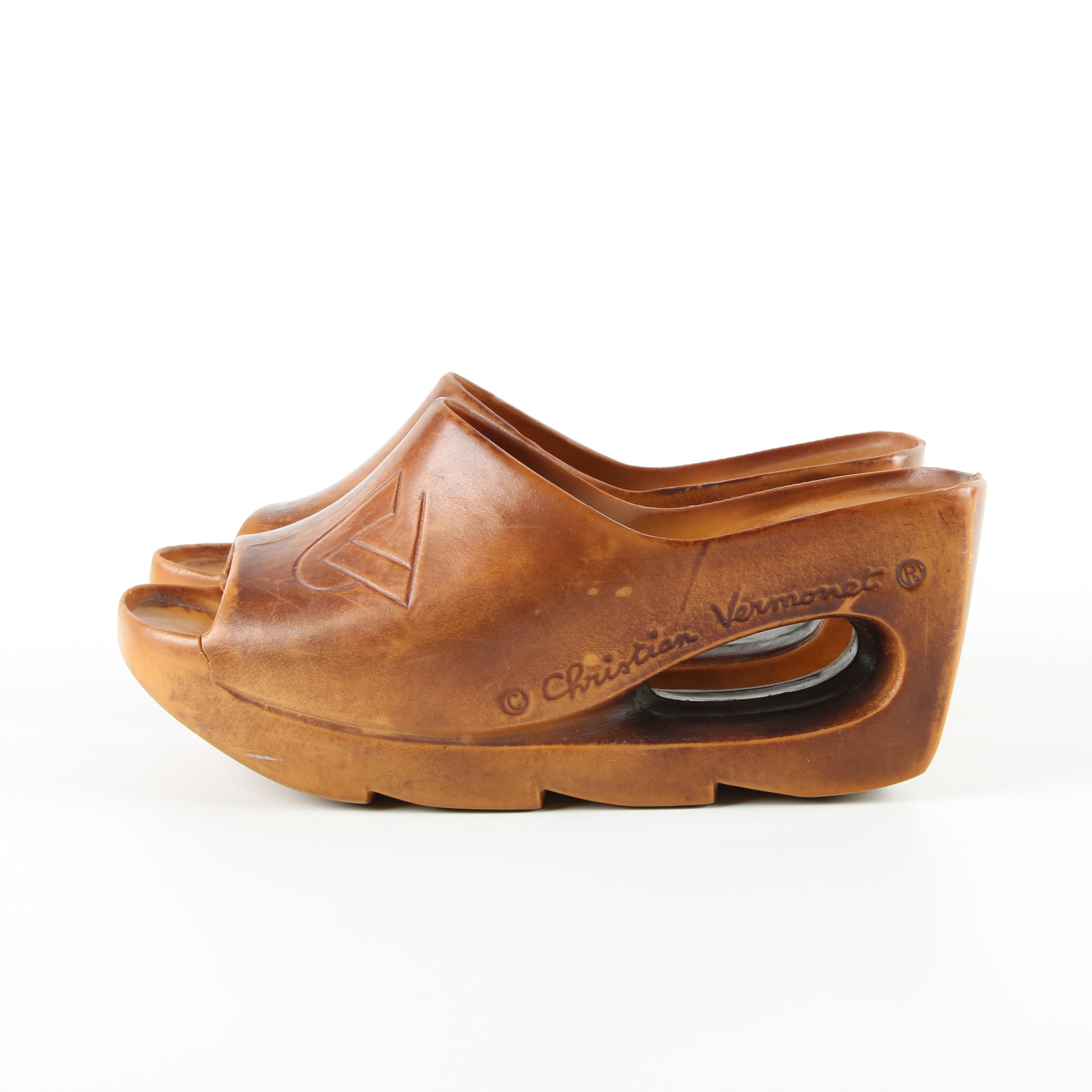 Circa 1970s Christian Vermonet Rubber Wedges