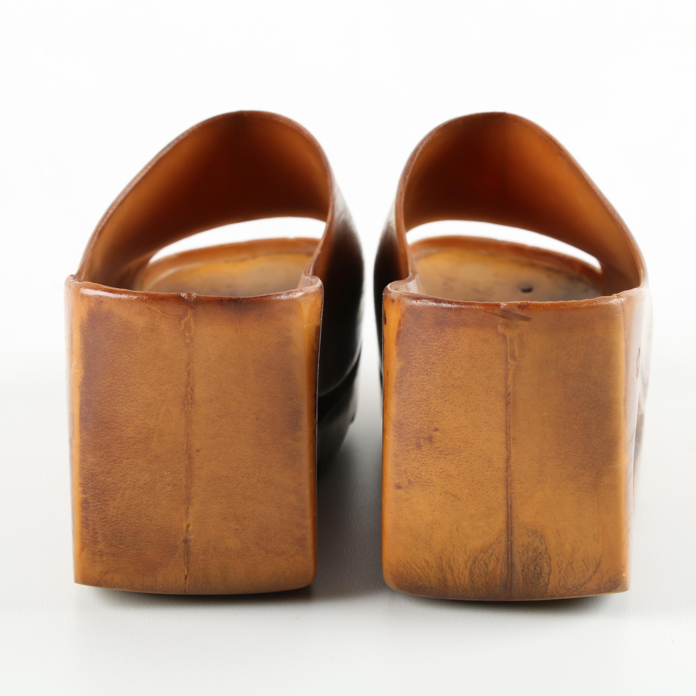 Circa 1970s Christian Vermonet Rubber Wedges