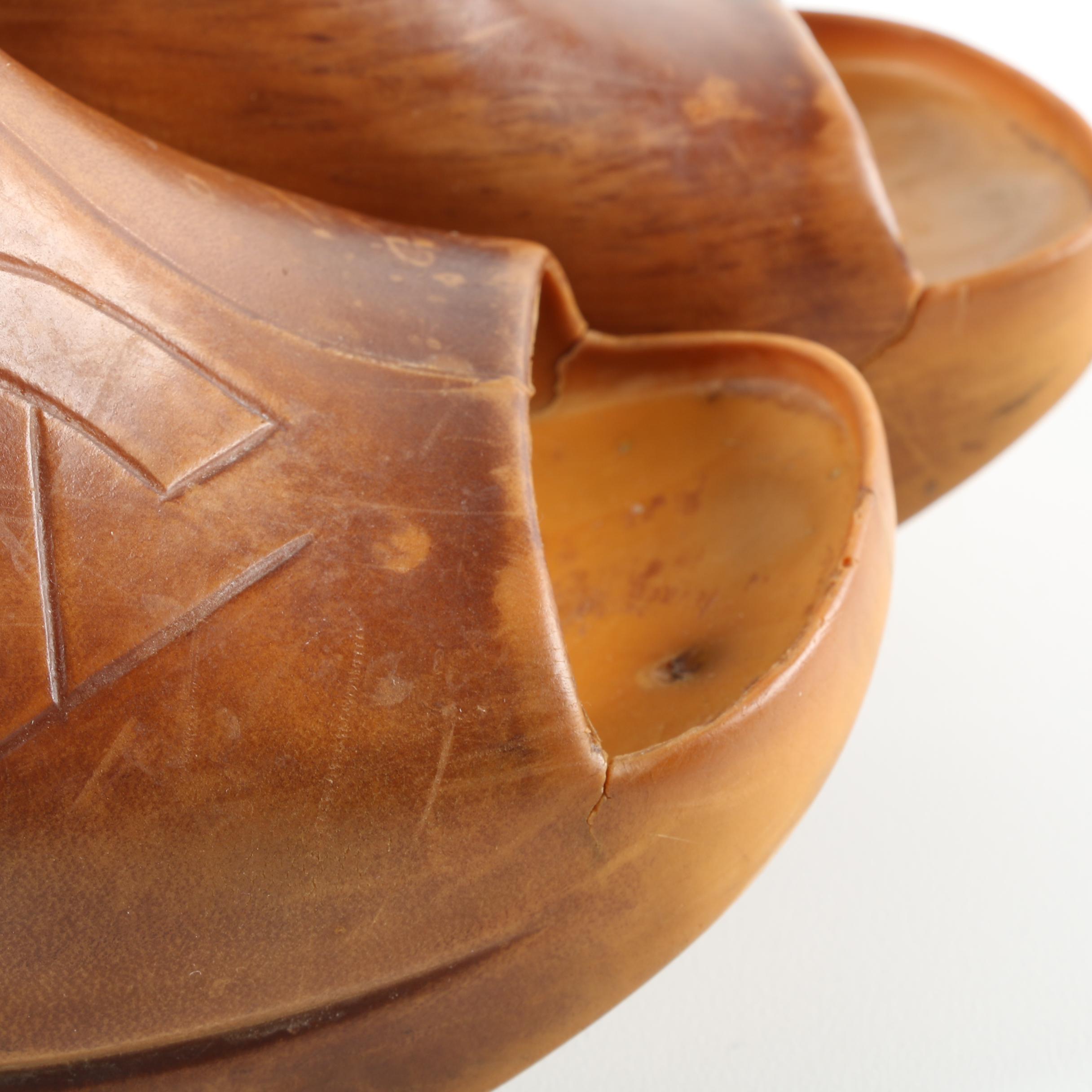 Circa 1970s Christian Vermonet Rubber Wedges