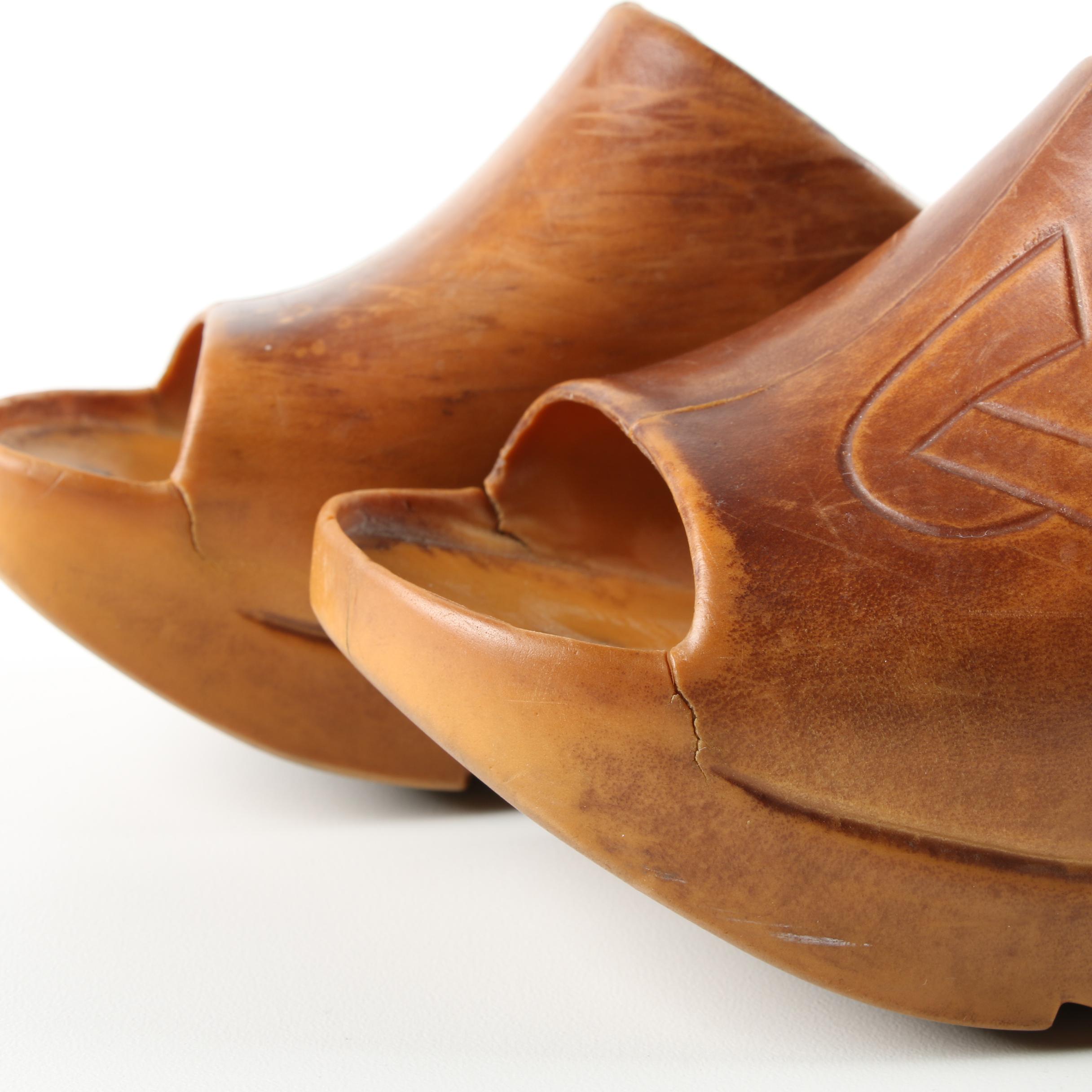 Circa 1970s Christian Vermonet Rubber Wedges