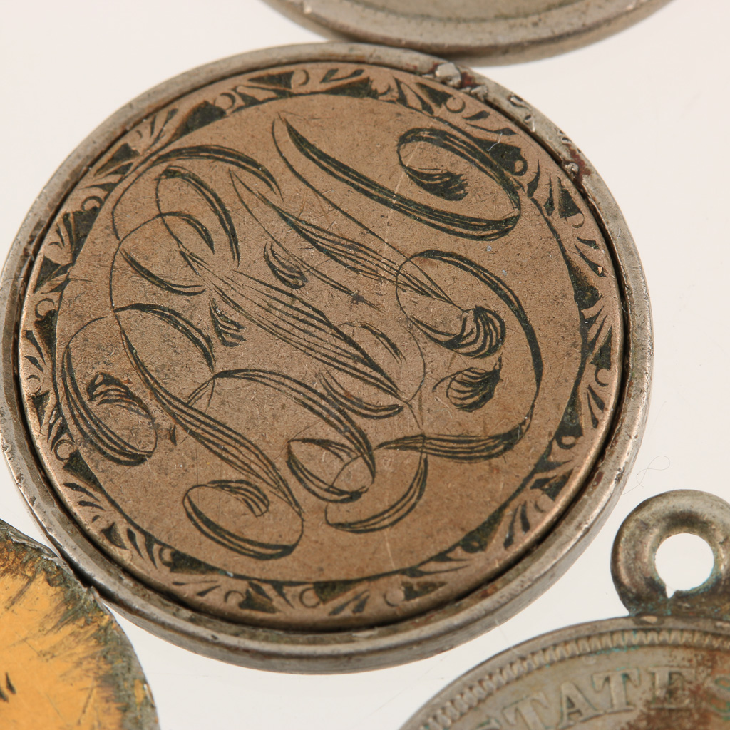 Group of Ten American Nickels with Alterations