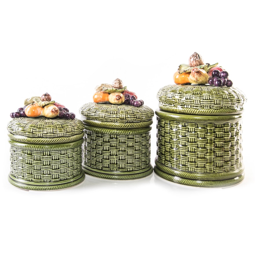 Ceramic Fruit Canisters