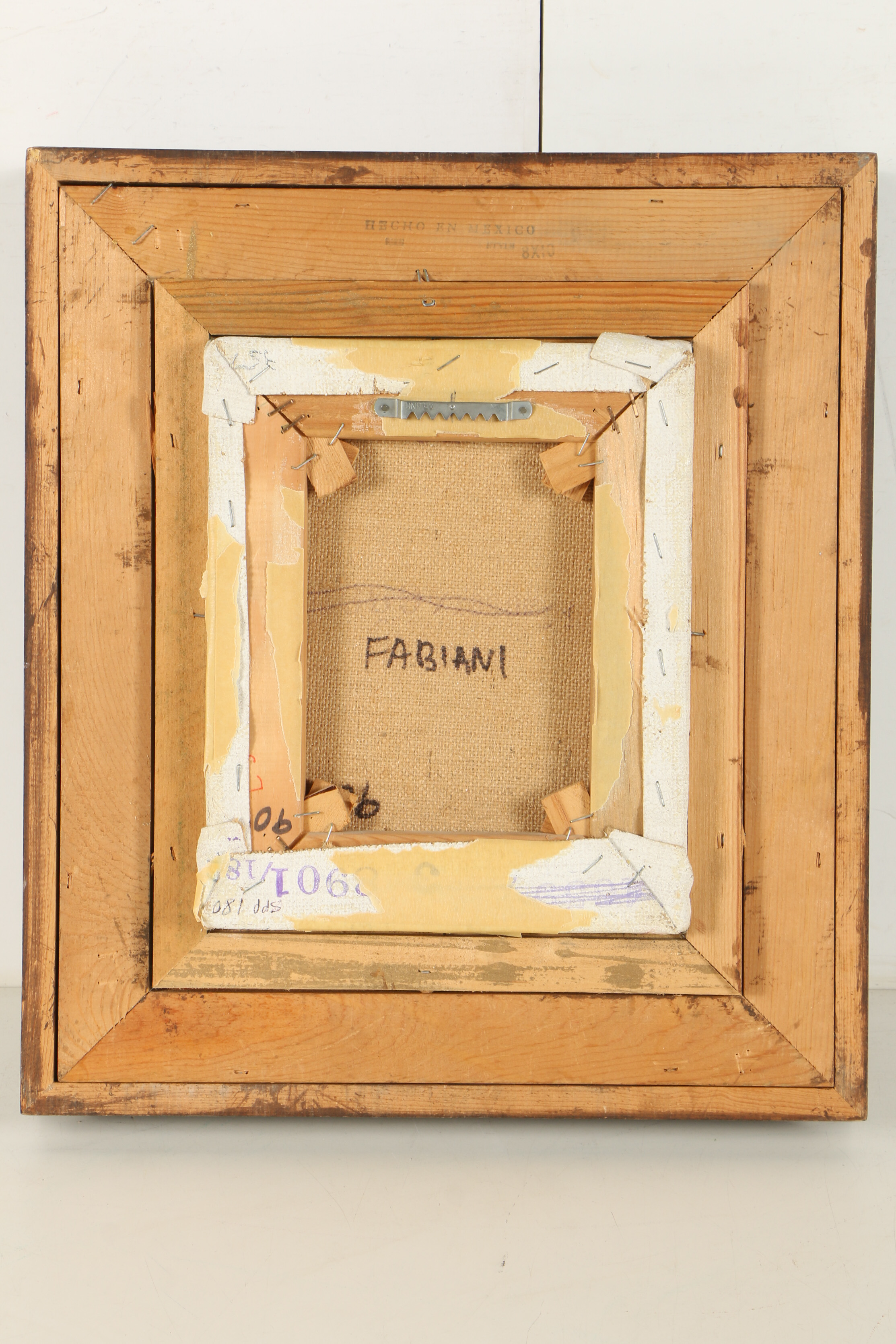 Fabiani Oil Copy Painting After Rembrandt "Portrait of a Young Man"