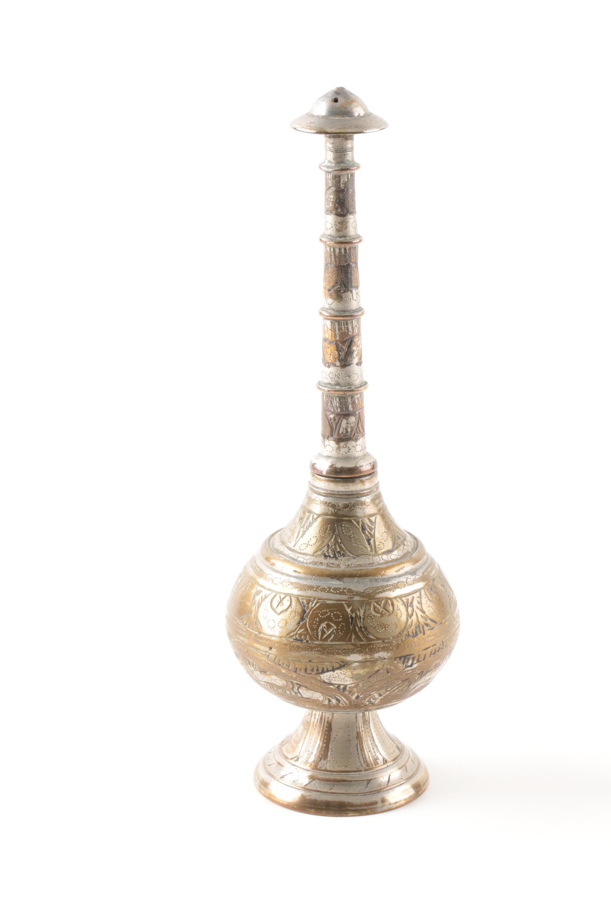 Brass Finish Aspergillum Holy Water Sprinkler