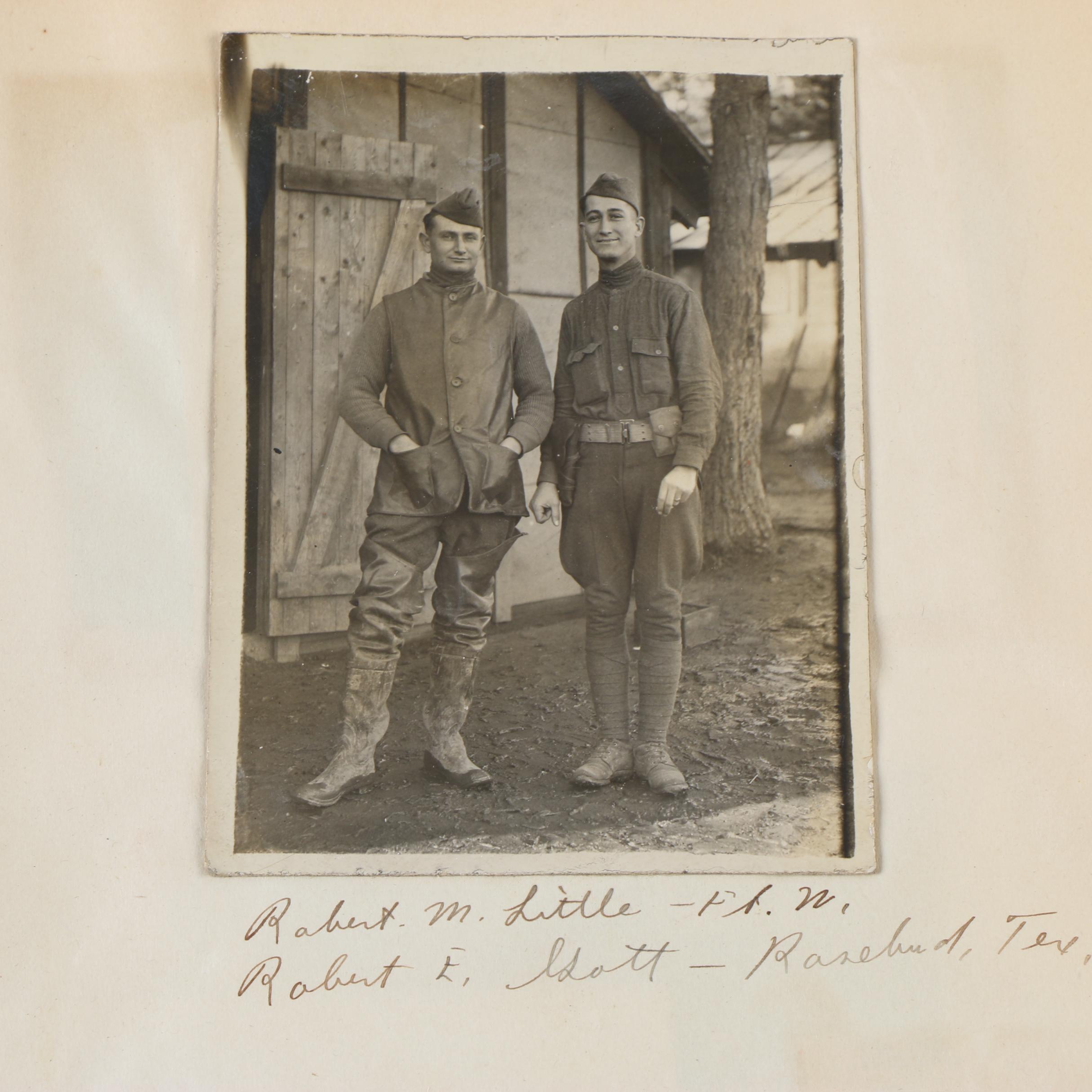 Cpl. Homer Payne's WWI Scrapbooks with Photos, Postcards, and Clippings