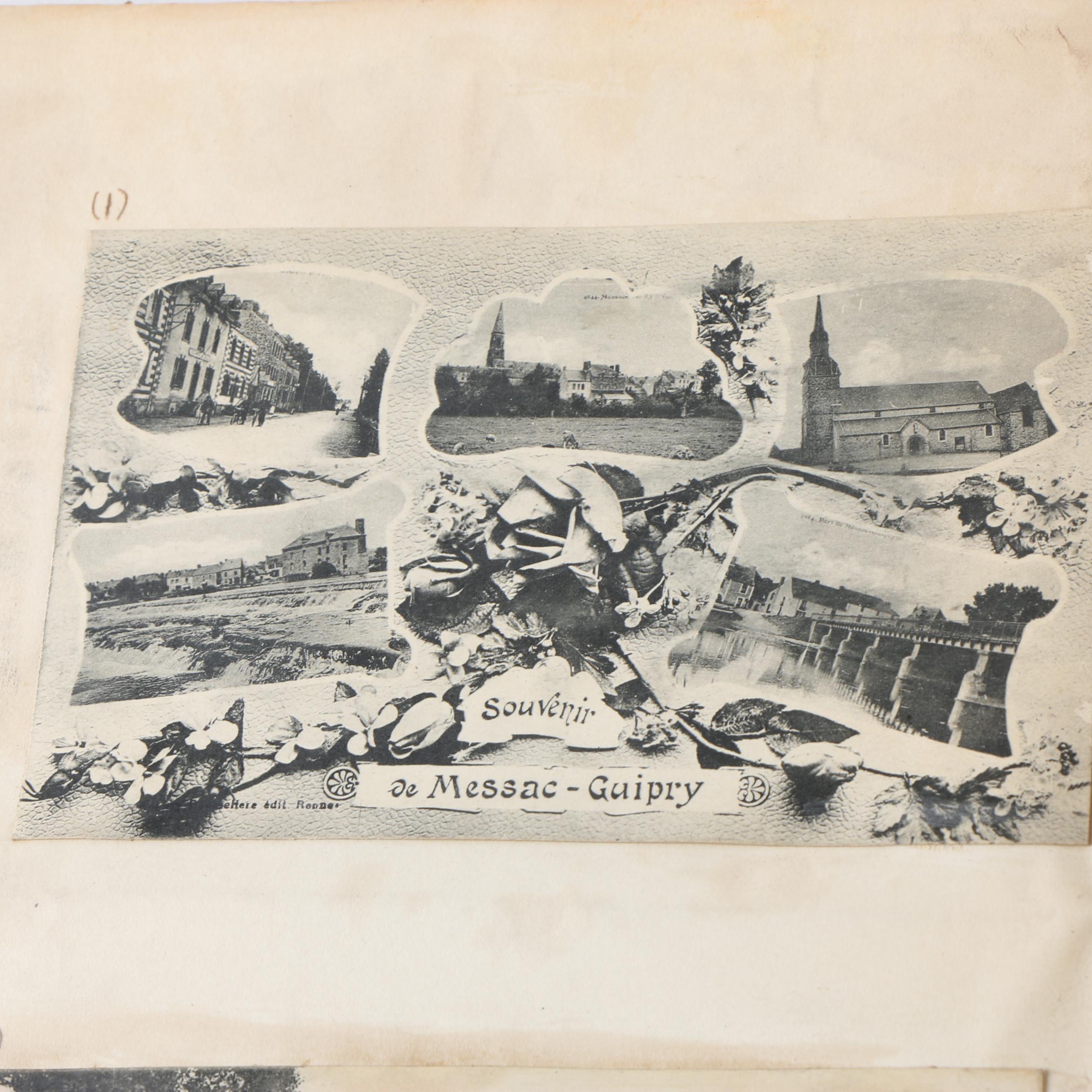 Cpl. Homer Payne's WWI Scrapbooks with Photos, Postcards, and Clippings