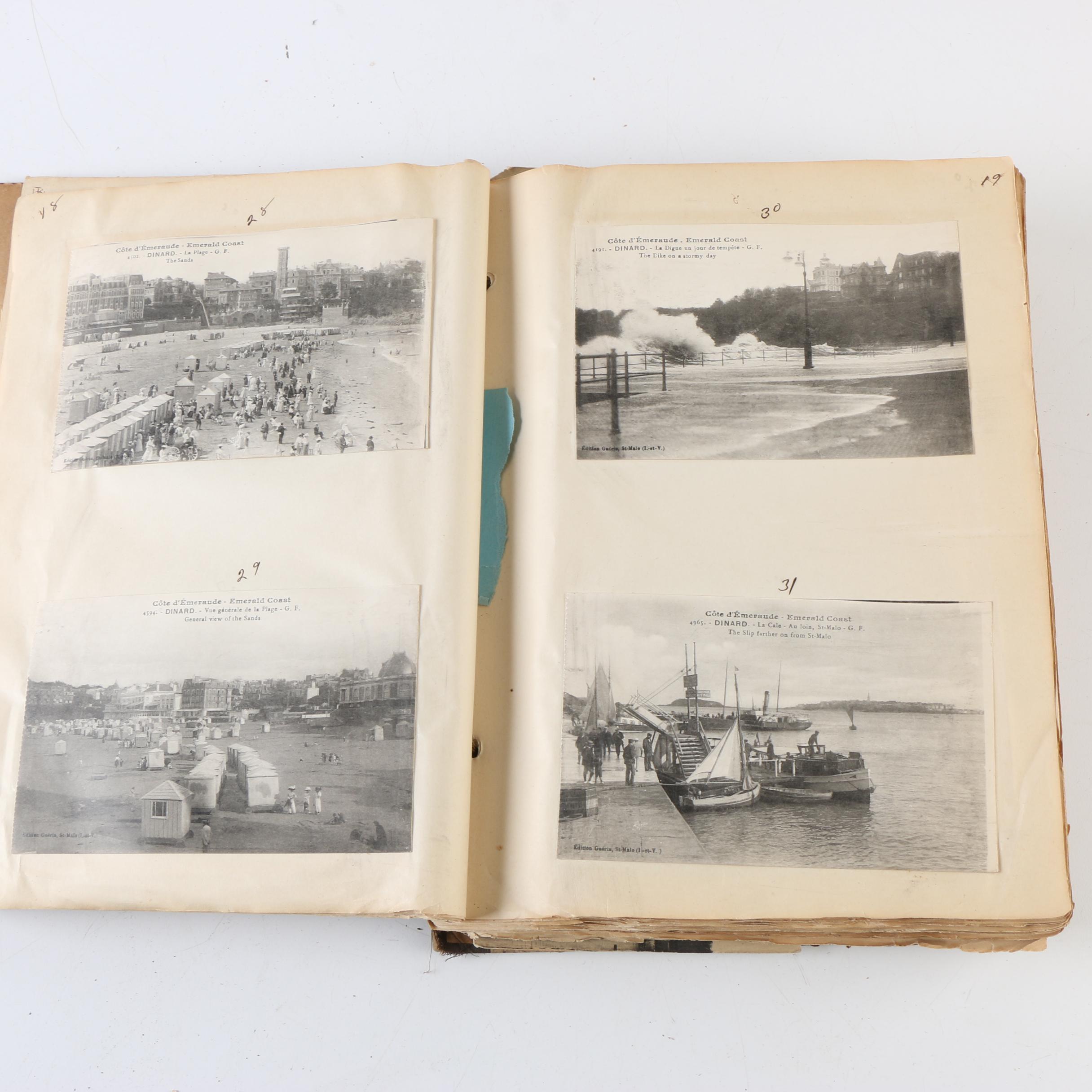 Cpl. Homer Payne's WWI Scrapbooks with Photos, Postcards, and Clippings