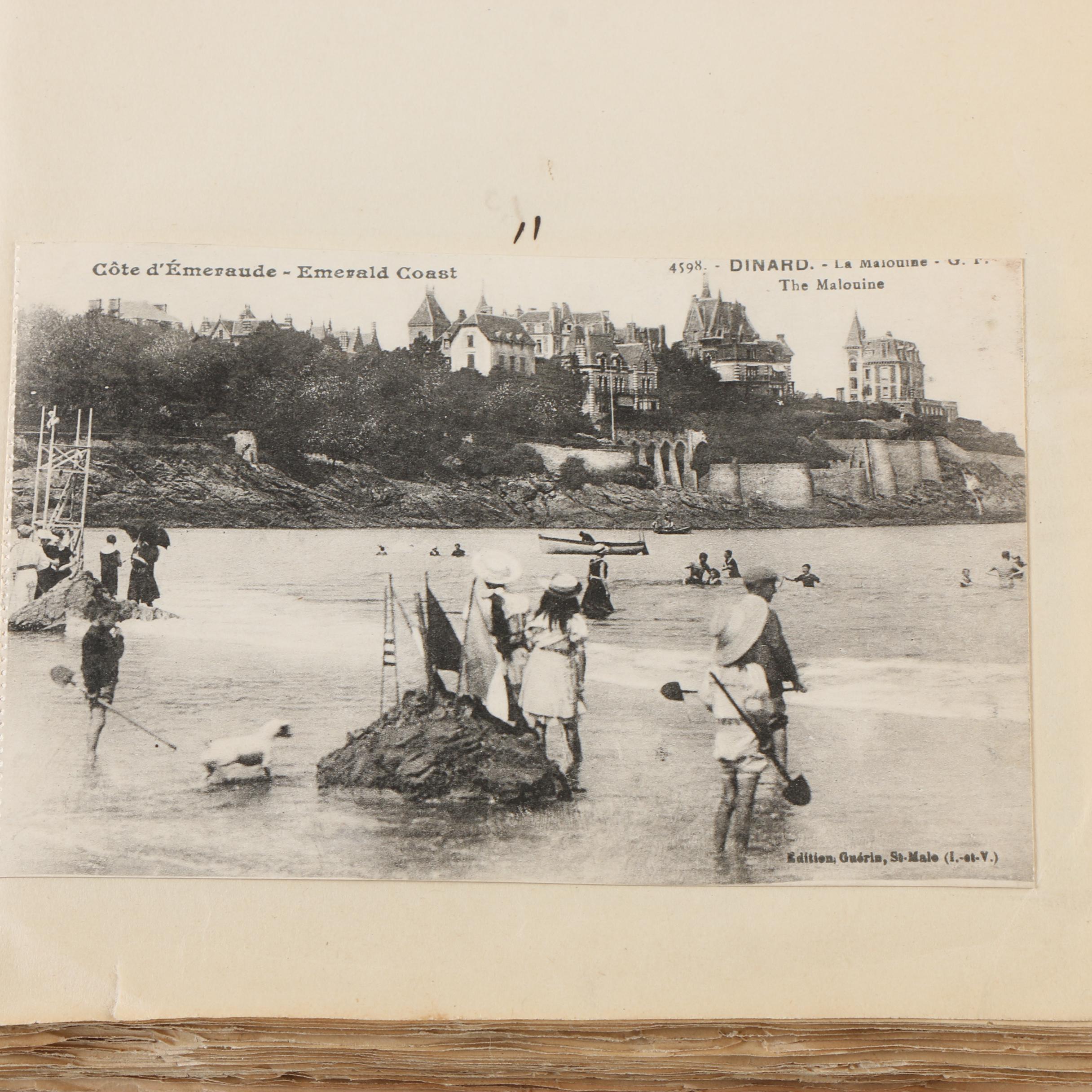 Cpl. Homer Payne's WWI Scrapbooks with Photos, Postcards, and Clippings