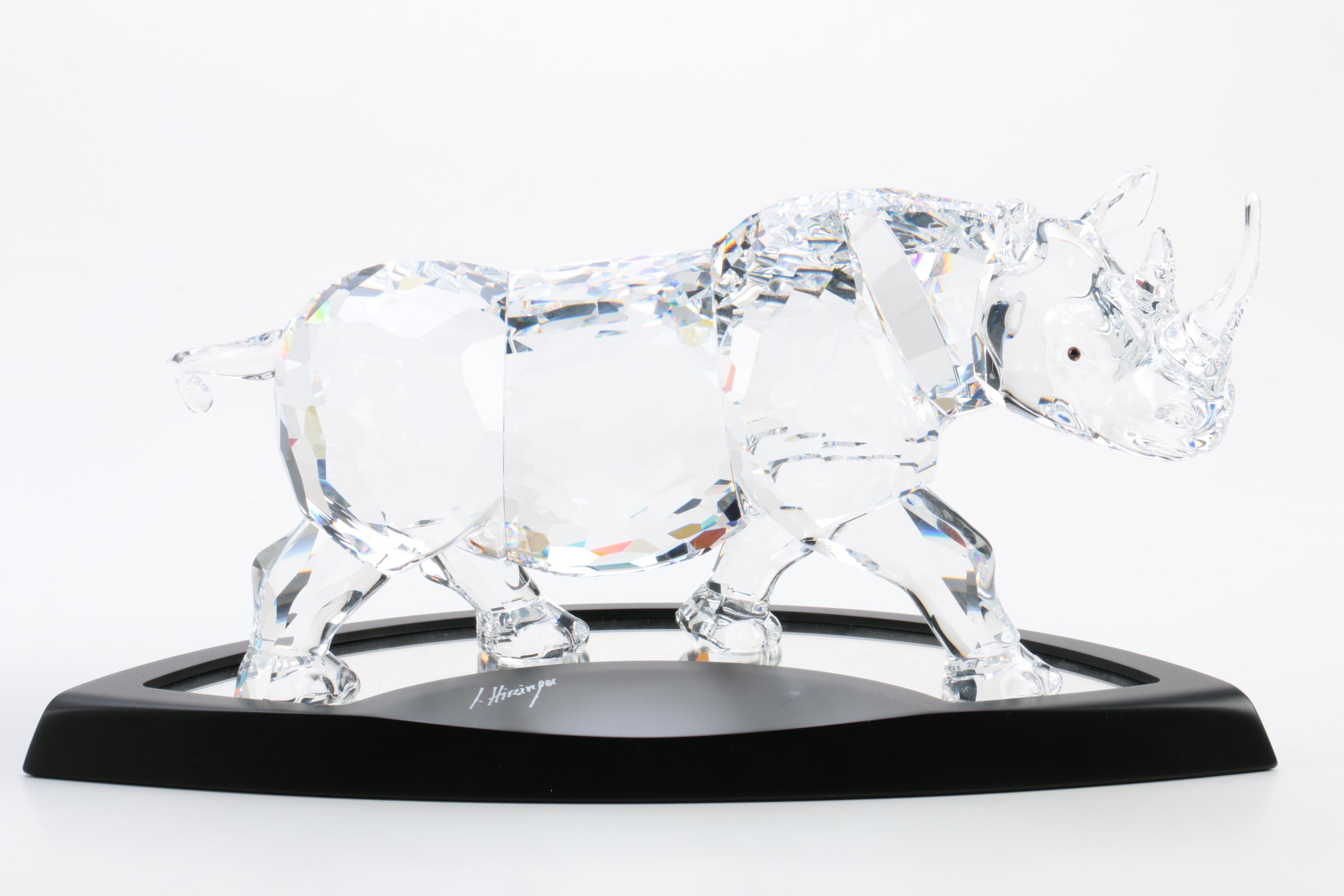 Anton Hirzinger’s 2008 Swarovski Crystal “The Rhinoceros”