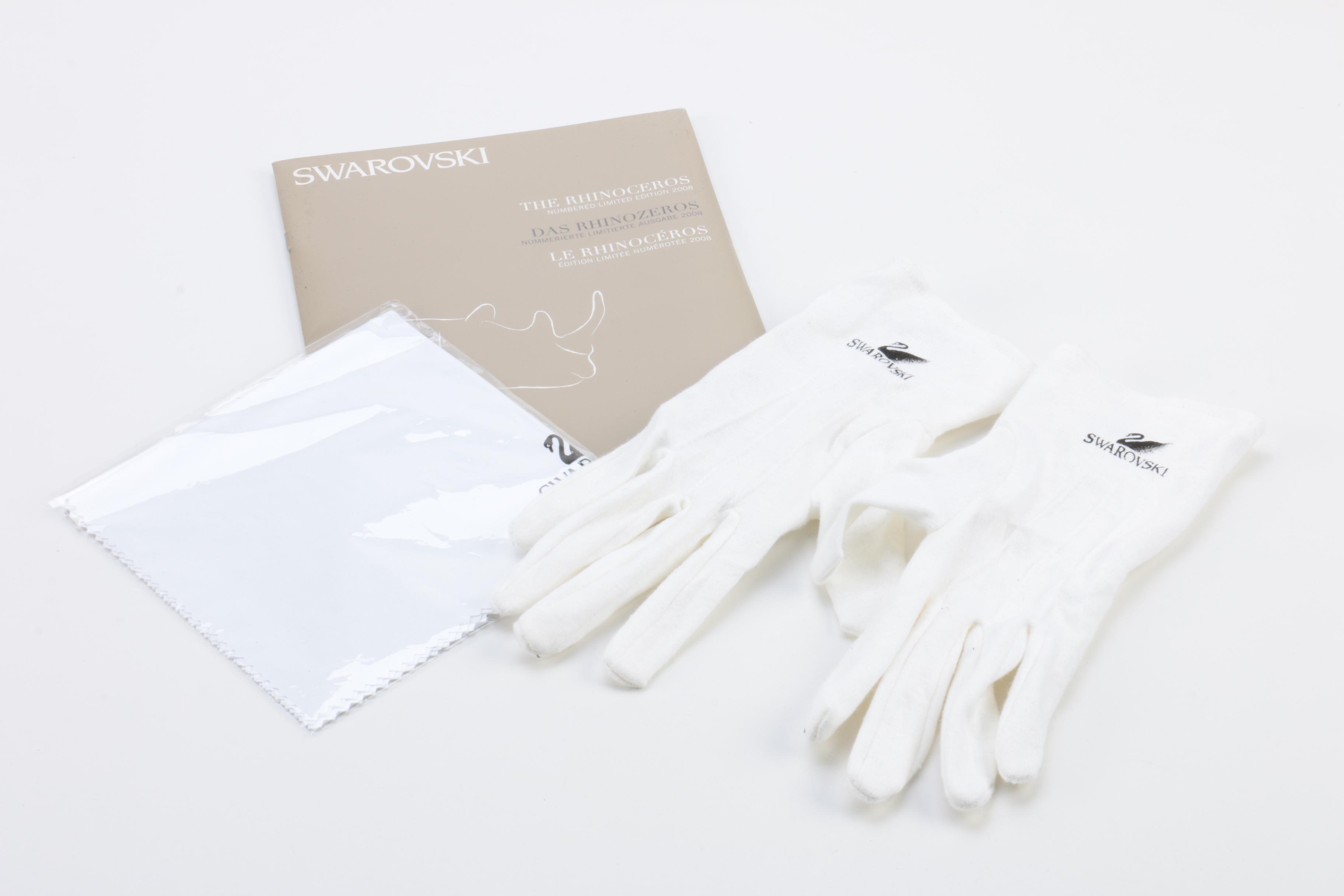 Anton Hirzinger’s 2008 Swarovski Crystal “The Rhinoceros”
