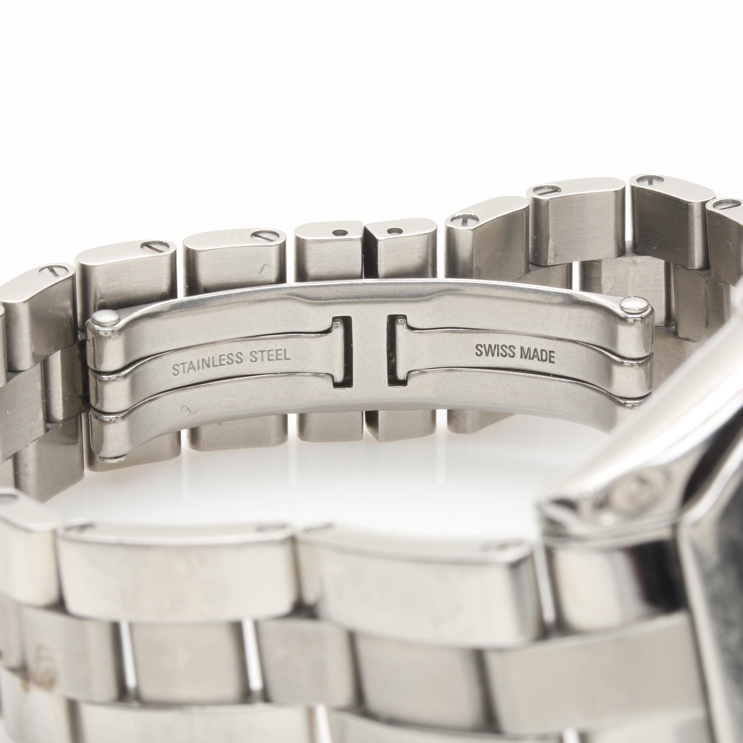 Silver Tone Cartier Roadster Watch