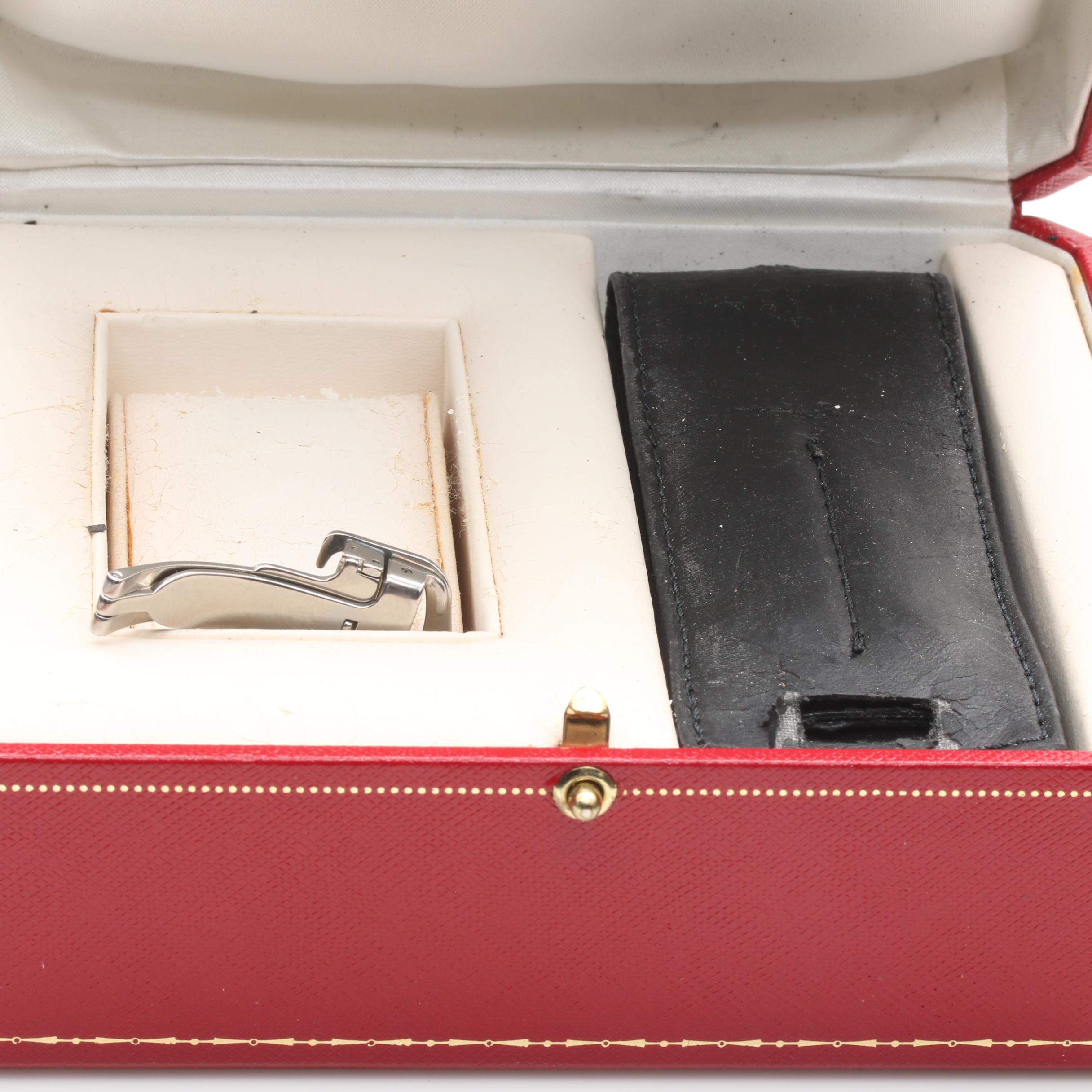 Silver Tone Cartier Roadster Watch