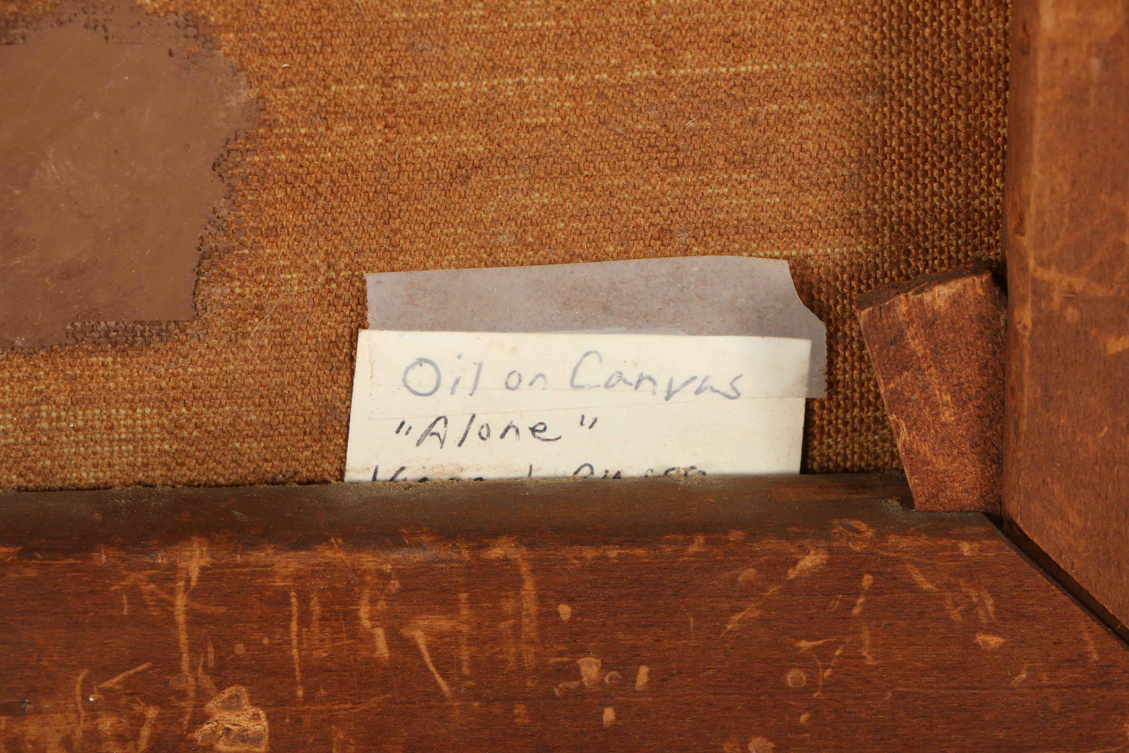 Vincent Russo Oil Painting "Alone"