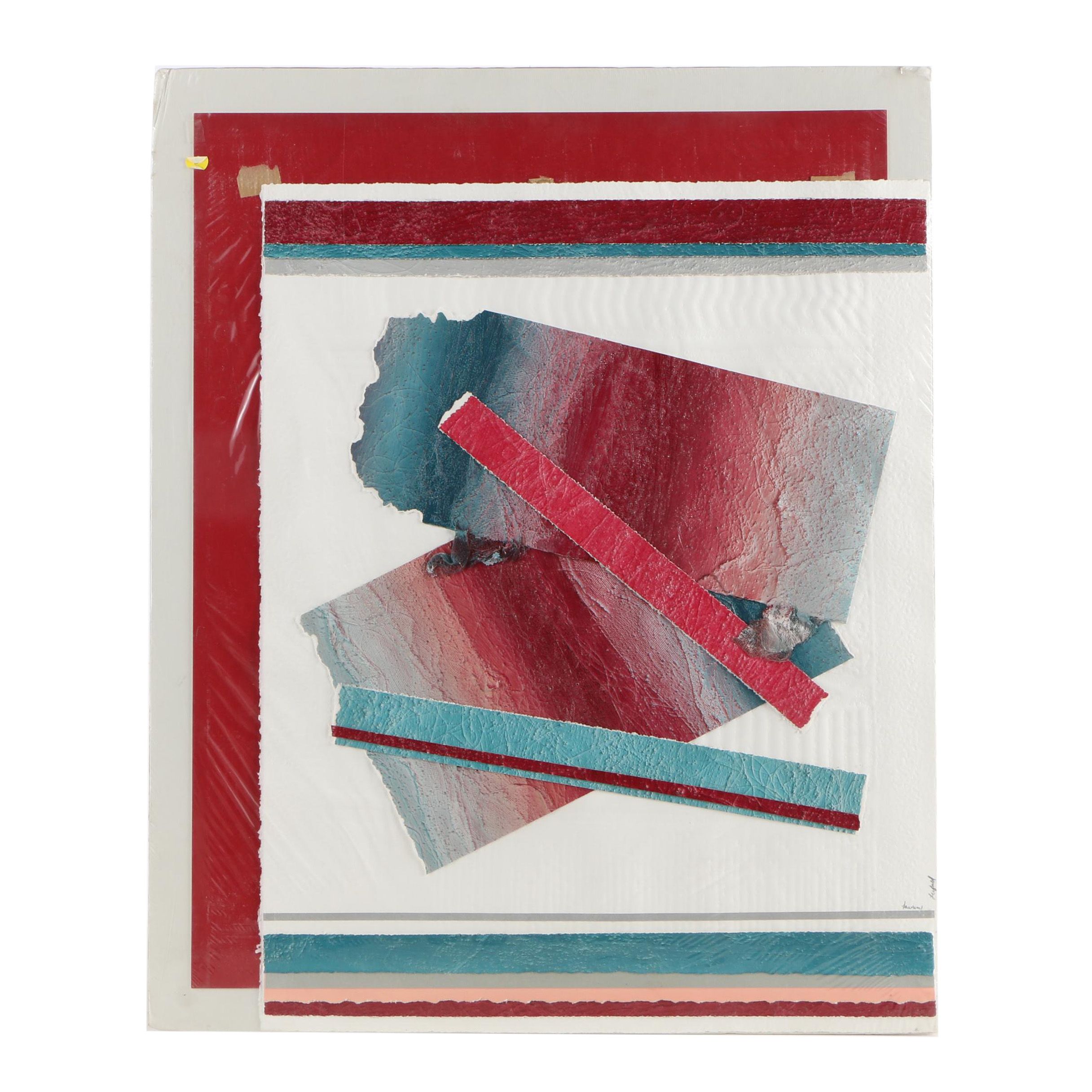 Lawrence Lerfald Mixed Media Abstract Construction