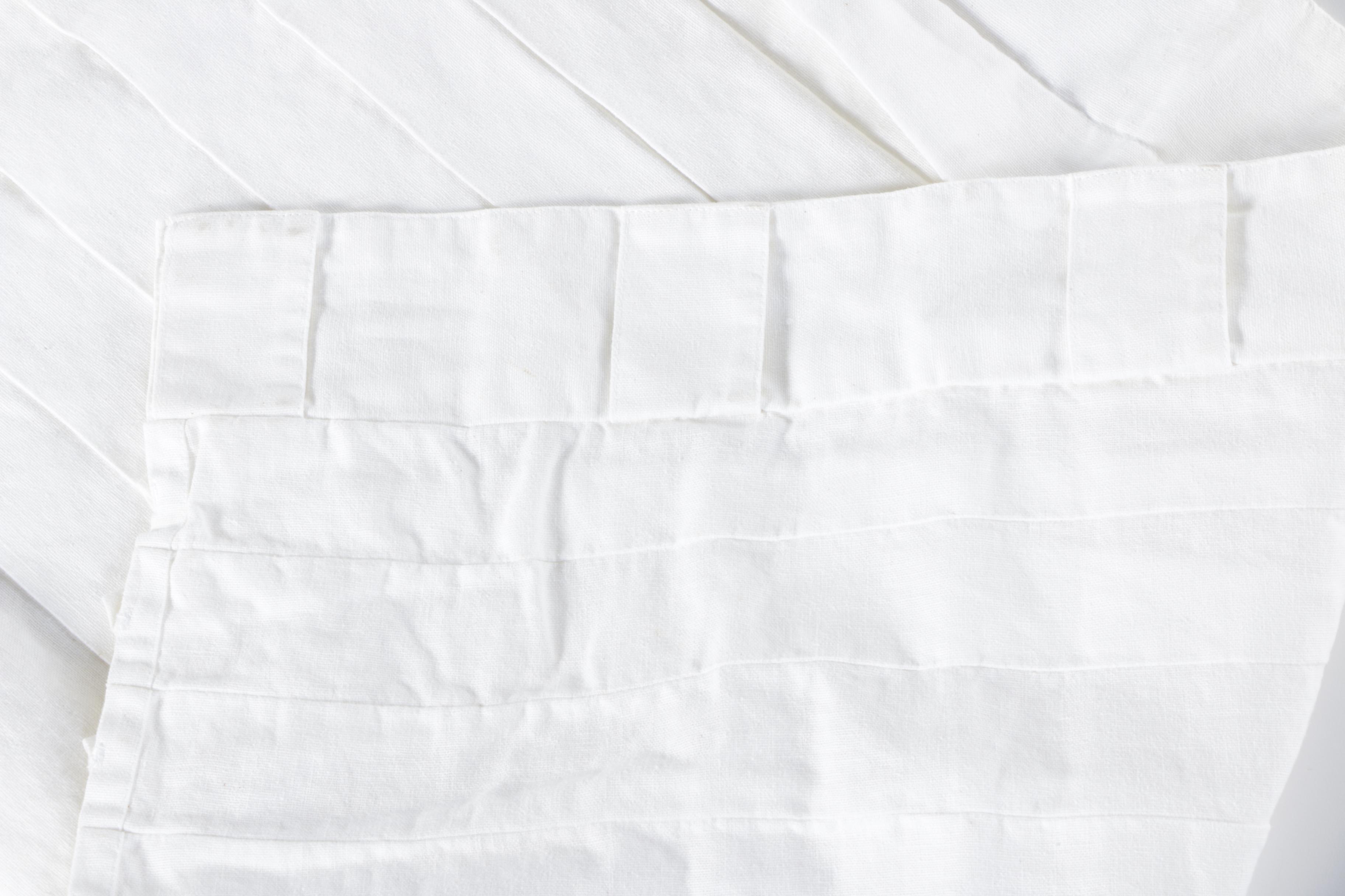 Pottery Barn White Cotton Curtain Panels