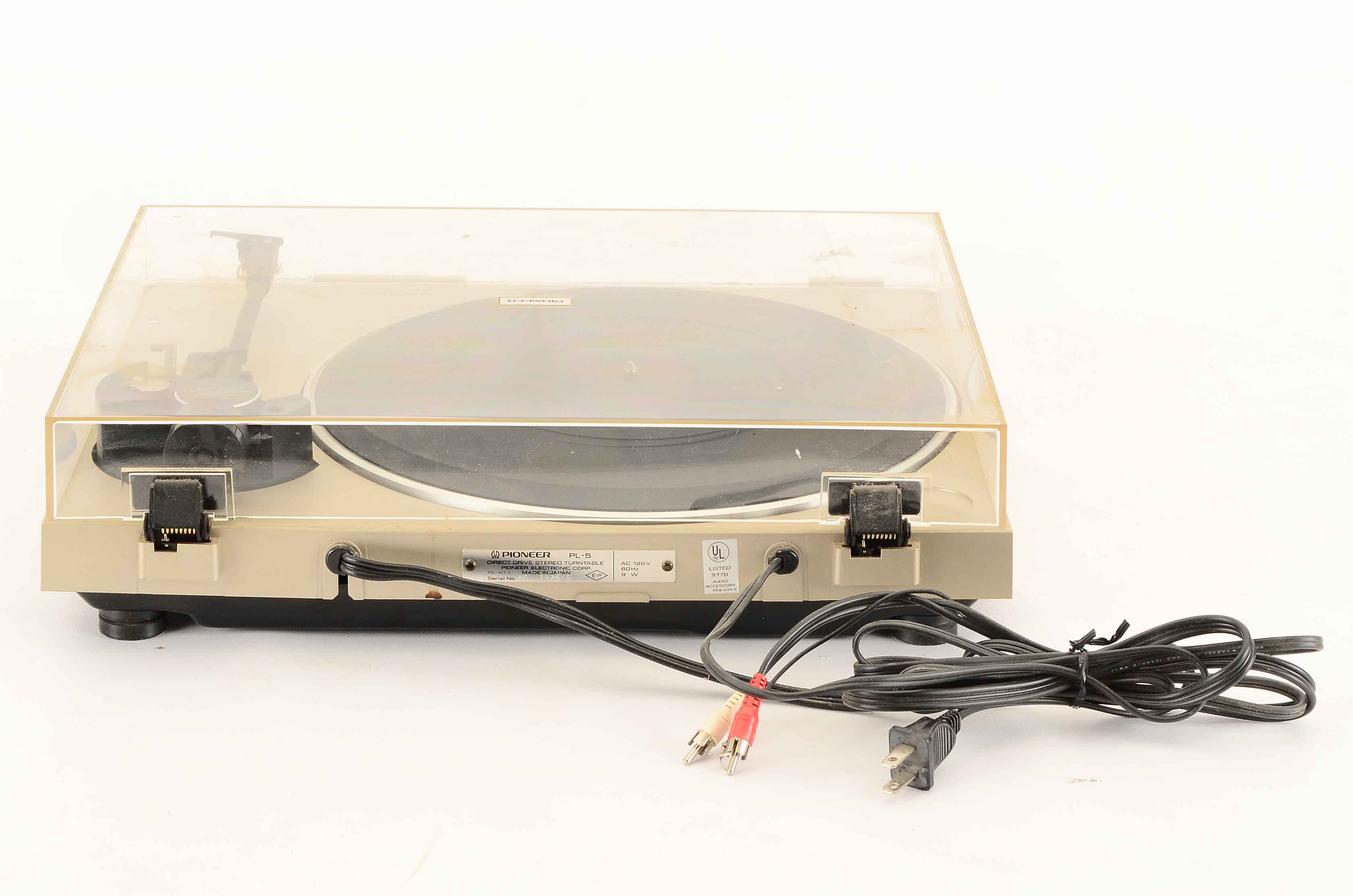 Pioneer PL-5 Direct Drive Turntable