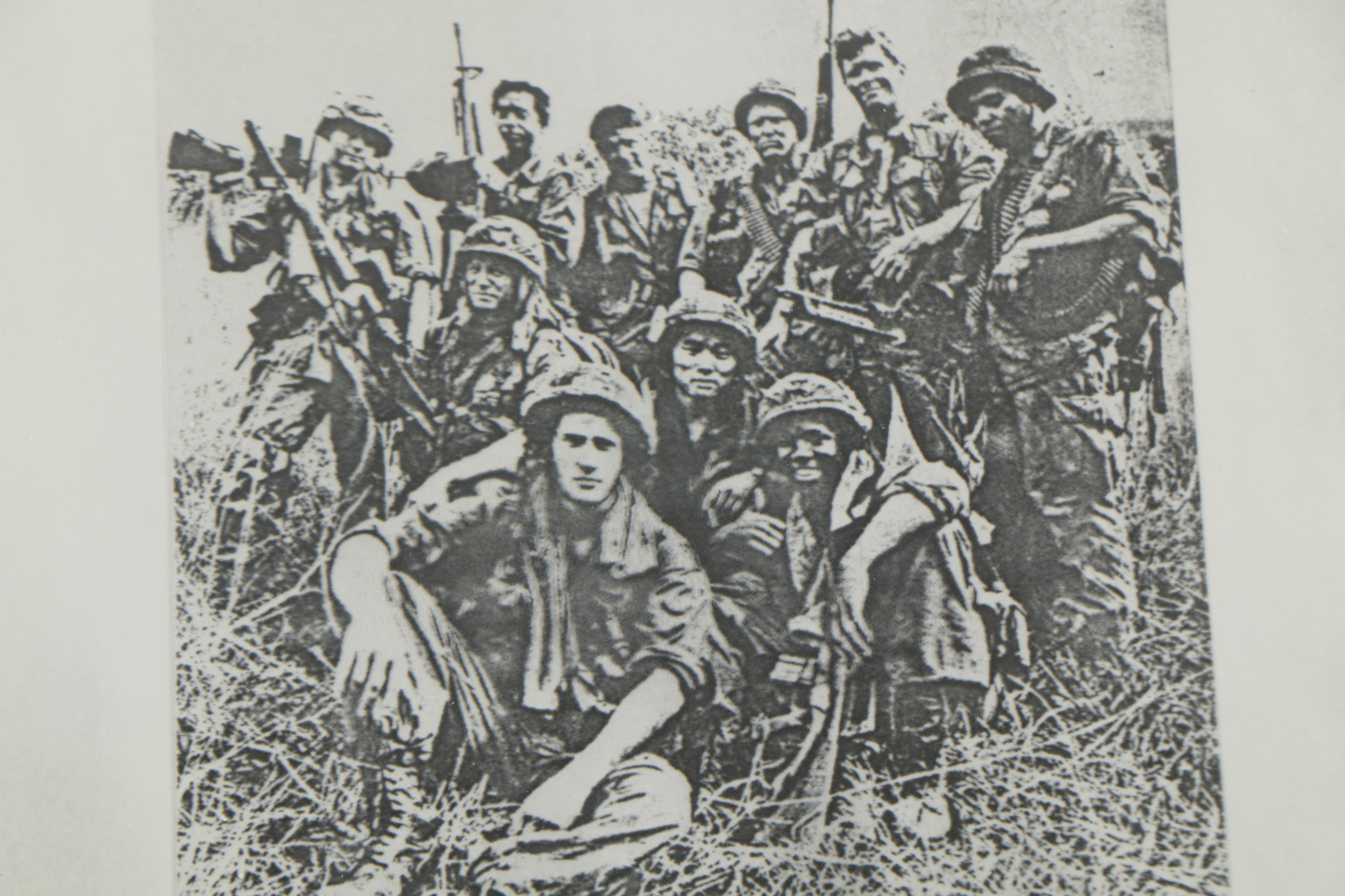 Halftone Poster Mock-up for the "Tour of Duty" Television Show