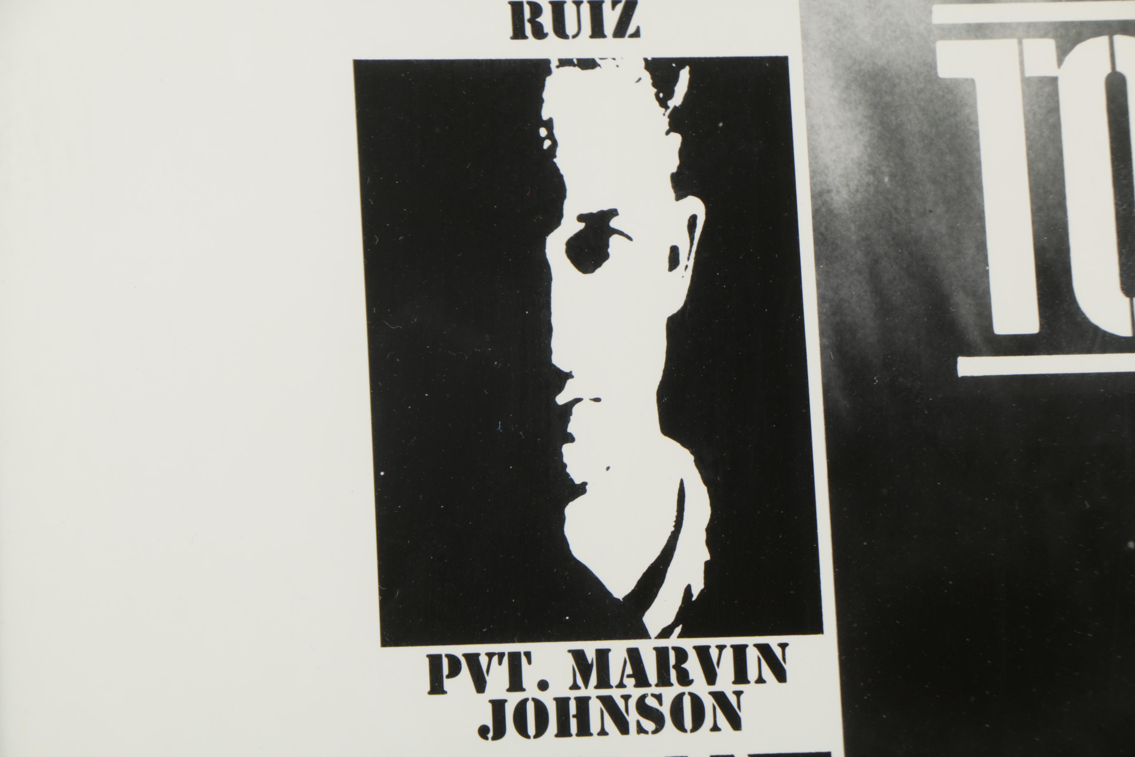 Halftone Poster Mock-up for the "Tour of Duty" Television Show