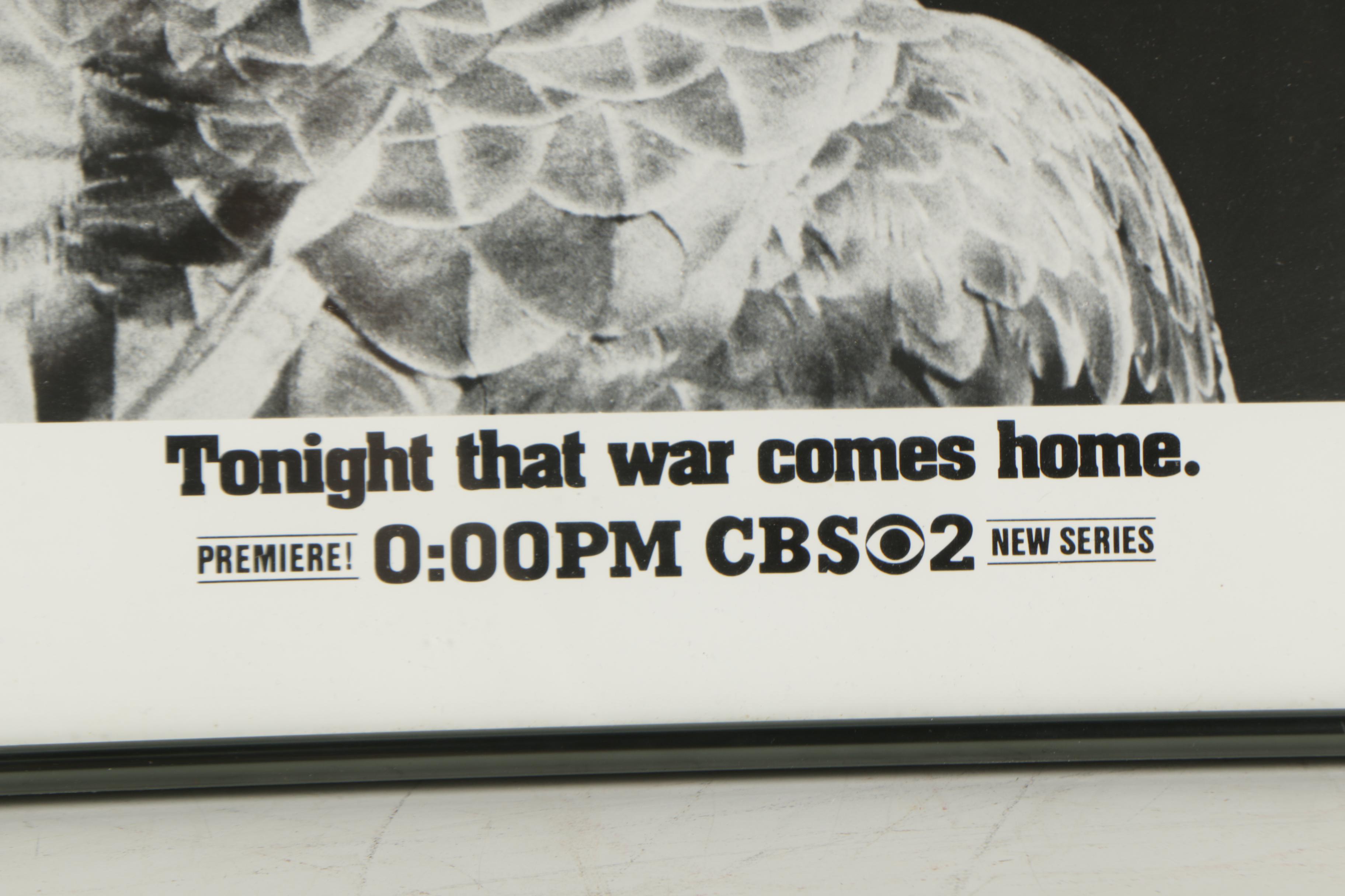 Halftone Poster Mock-up for the "Tour of Duty" Television Show