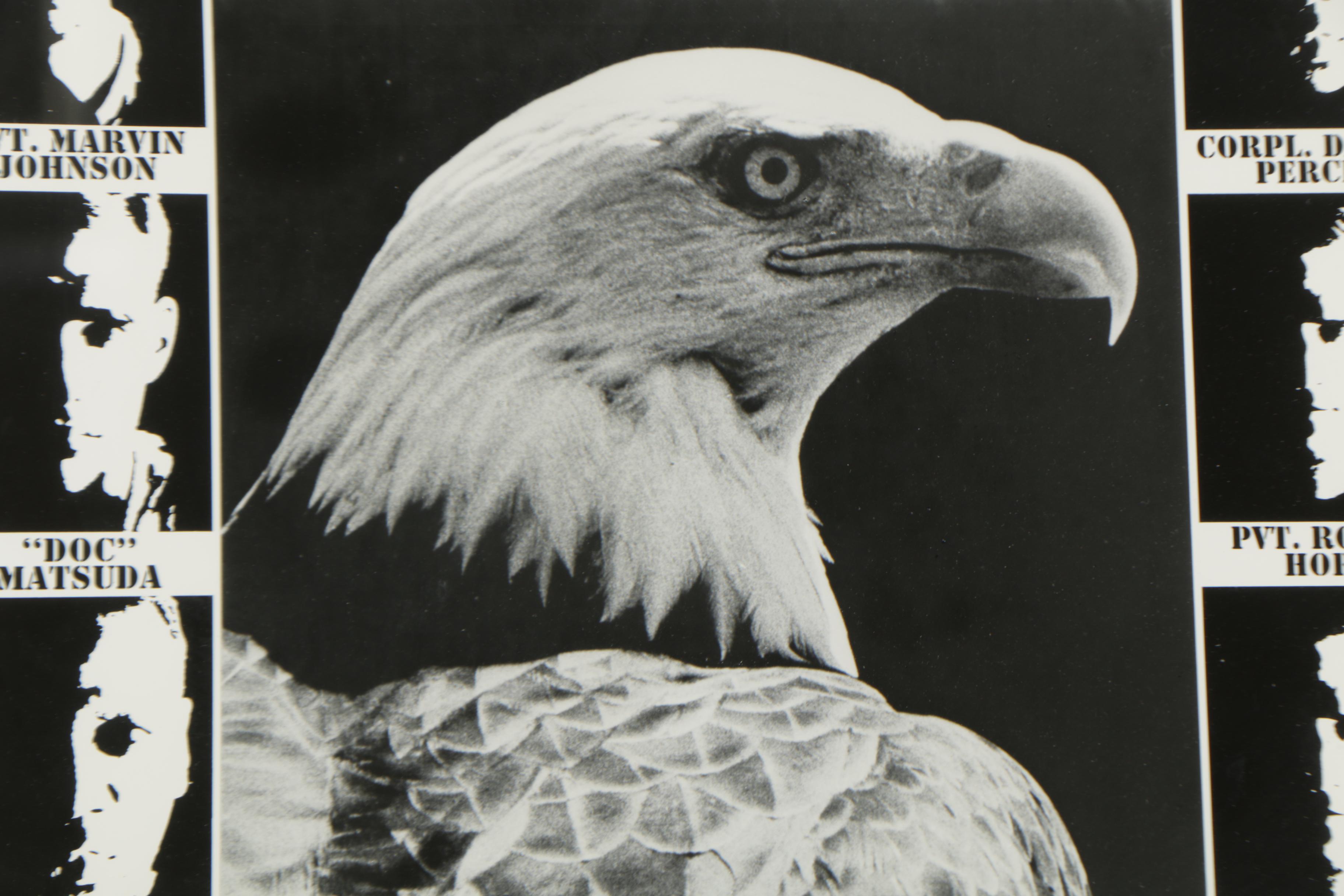 Halftone Poster Mock-up for the "Tour of Duty" Television Show