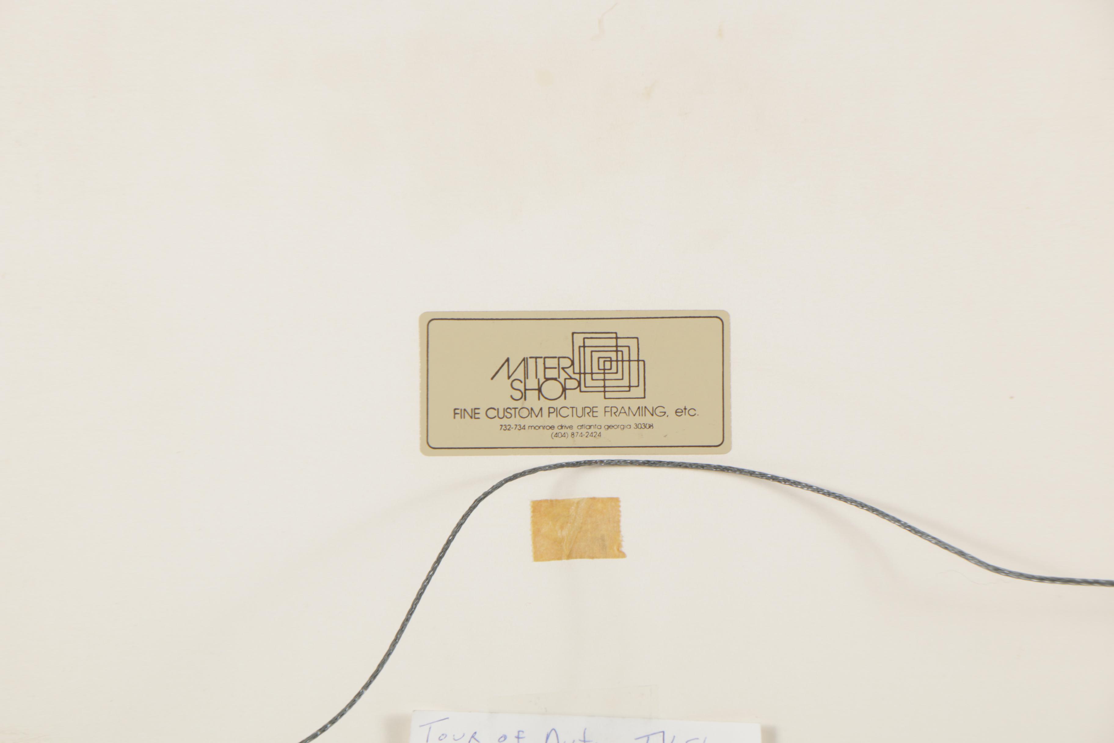 Halftone Poster Mock-up for the "Tour of Duty" Television Show