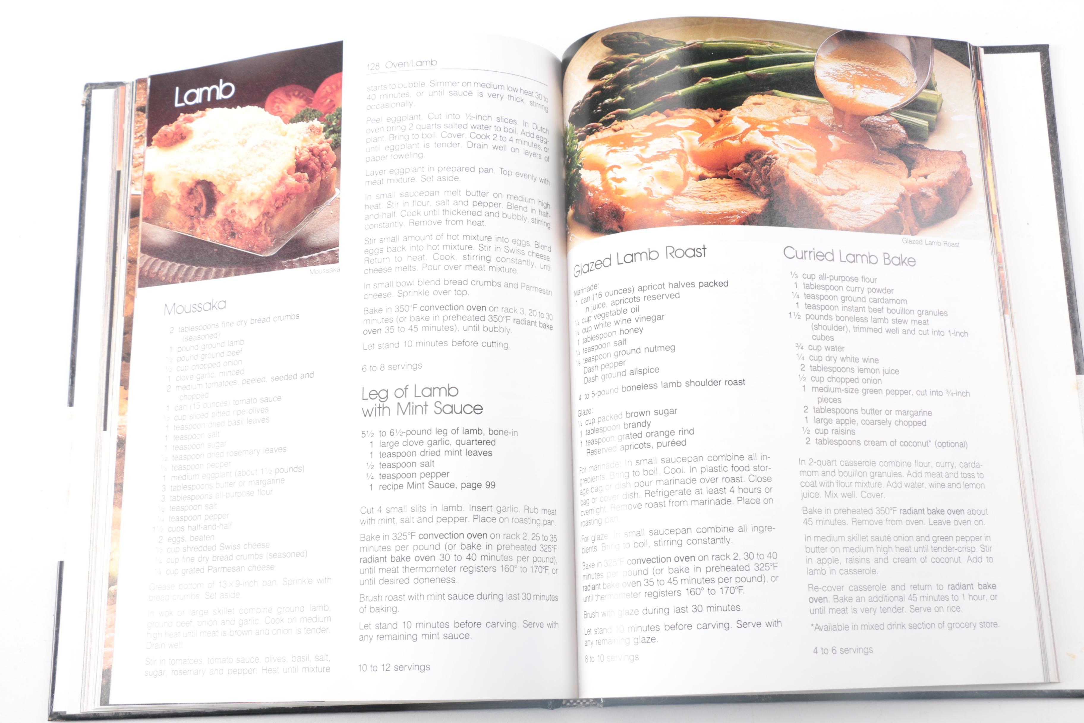 Vintage Cookbooks Including 1987 "Complete Cooking with Jenn-Air"