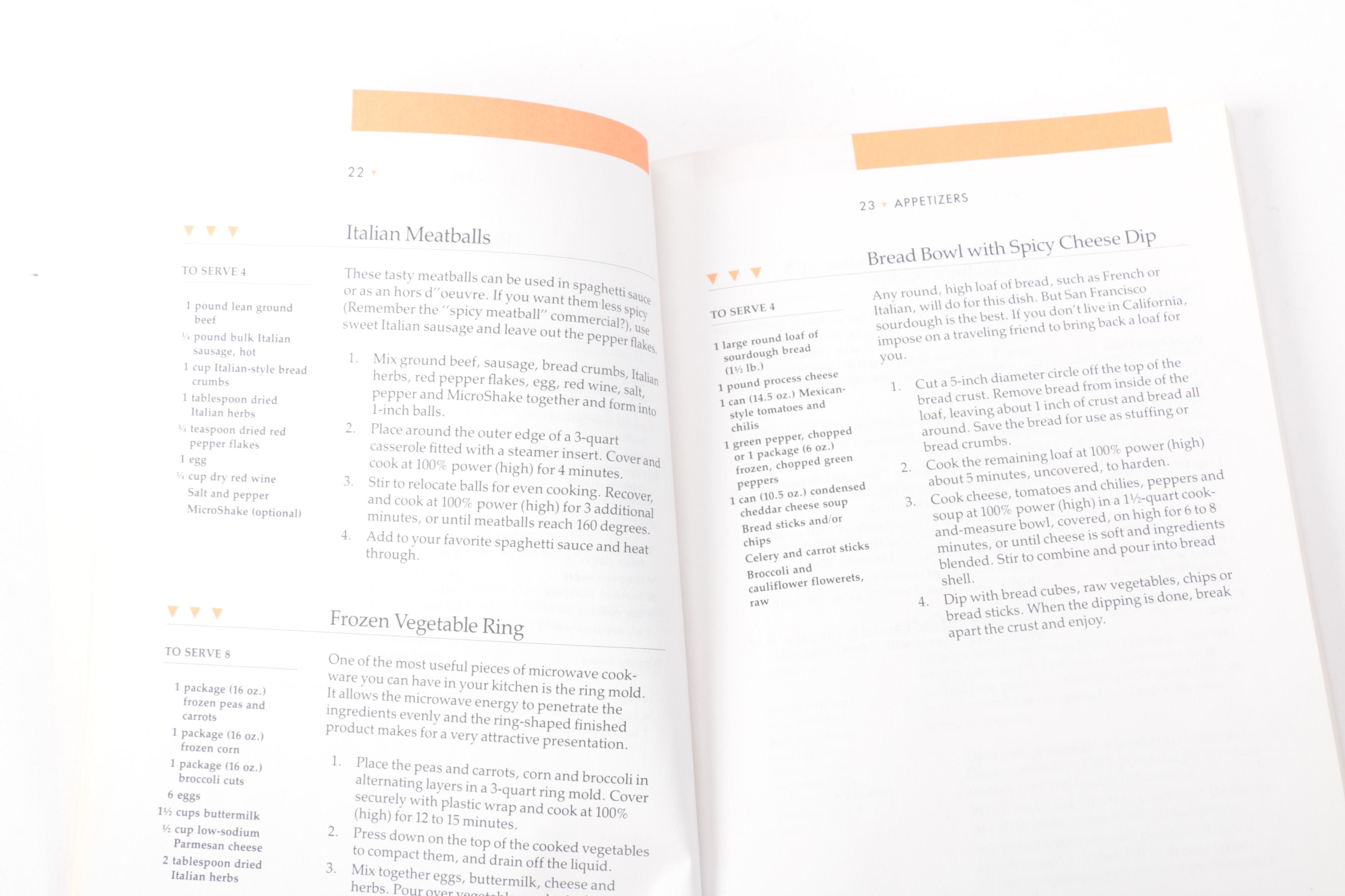 Vintage Cookbooks Including 1987 "Complete Cooking with Jenn-Air"