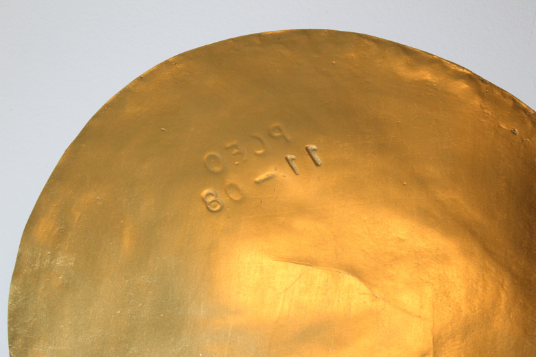 Mitchell Gold + Bob Williams Gold Leaf Wood Disk Wall Art