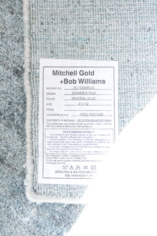 Hand-Knotted Mitchell Gold + Bob Williams "Shimmer" Area Rug