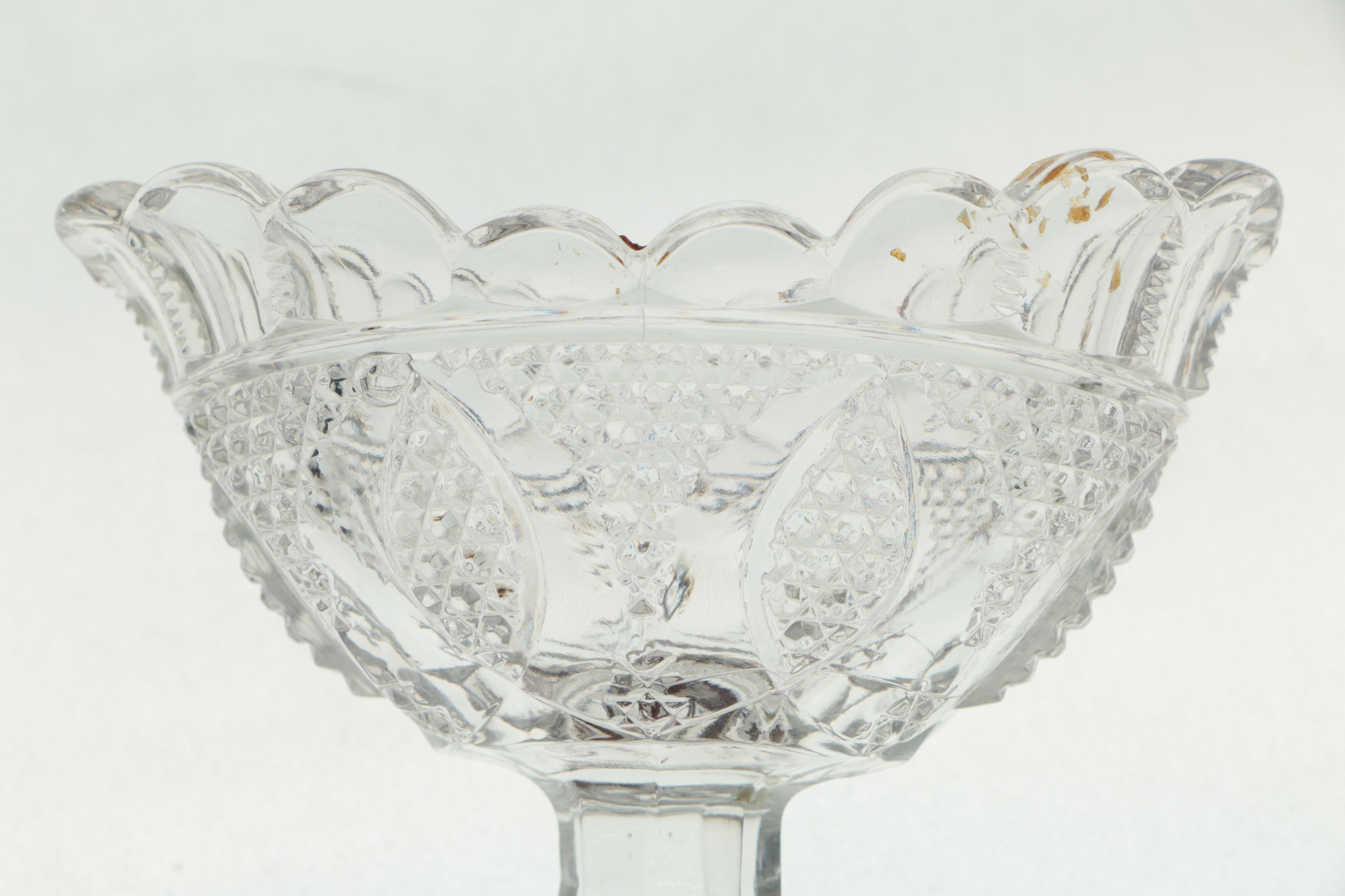 Vintage Glass Goblets and Sherbet Cups