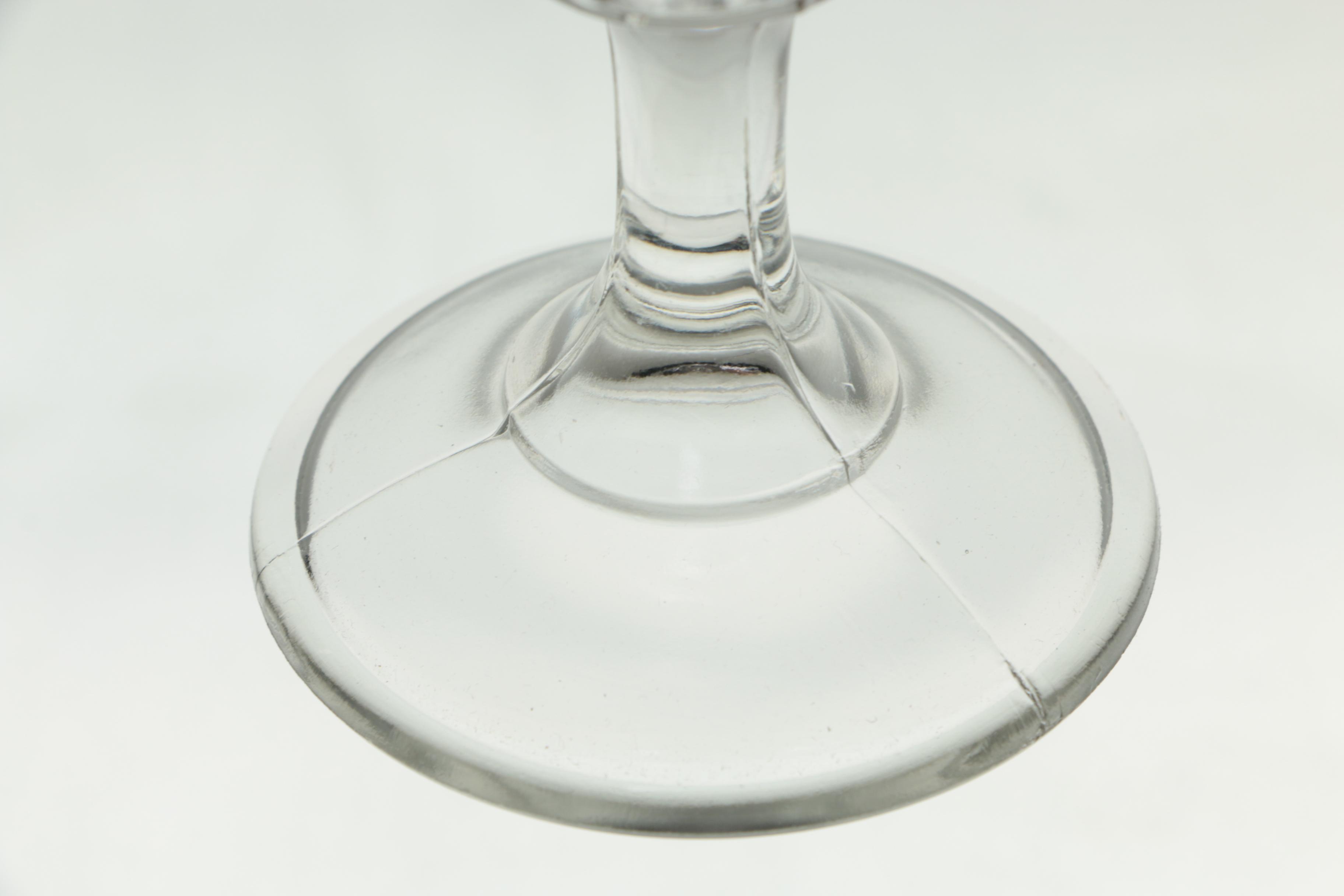 Vintage Glass Goblets and Sherbet Cups