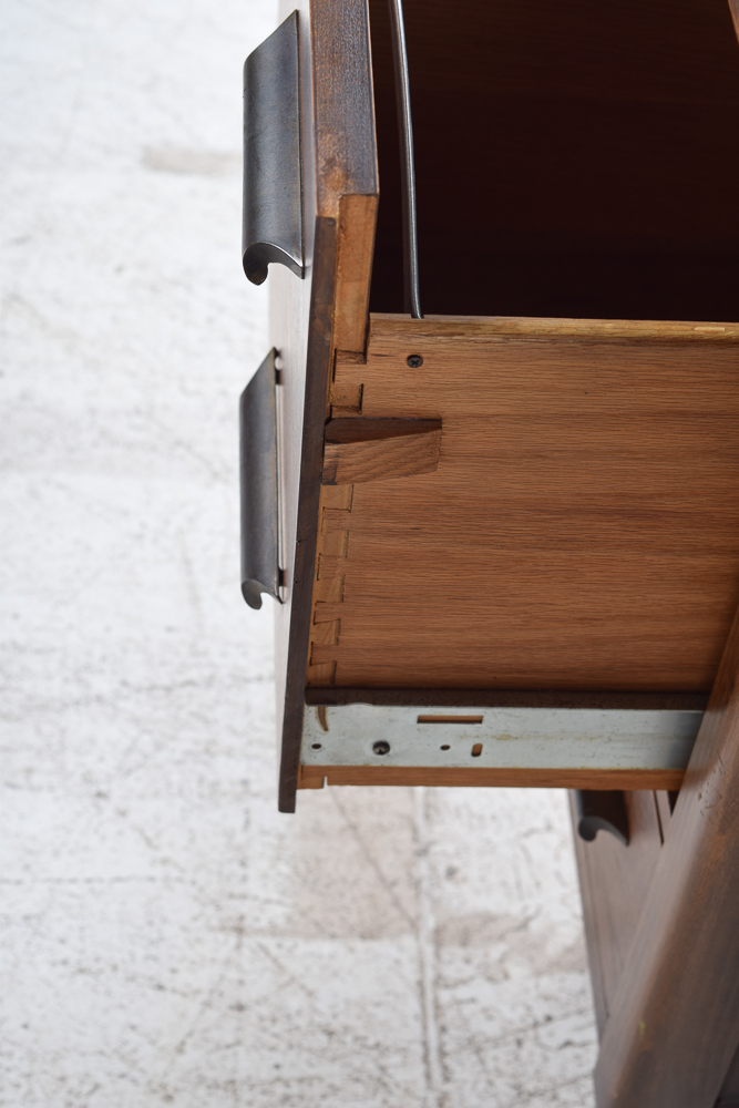 Vintage Jofco Mid Century Modern Walnut Executive Desk