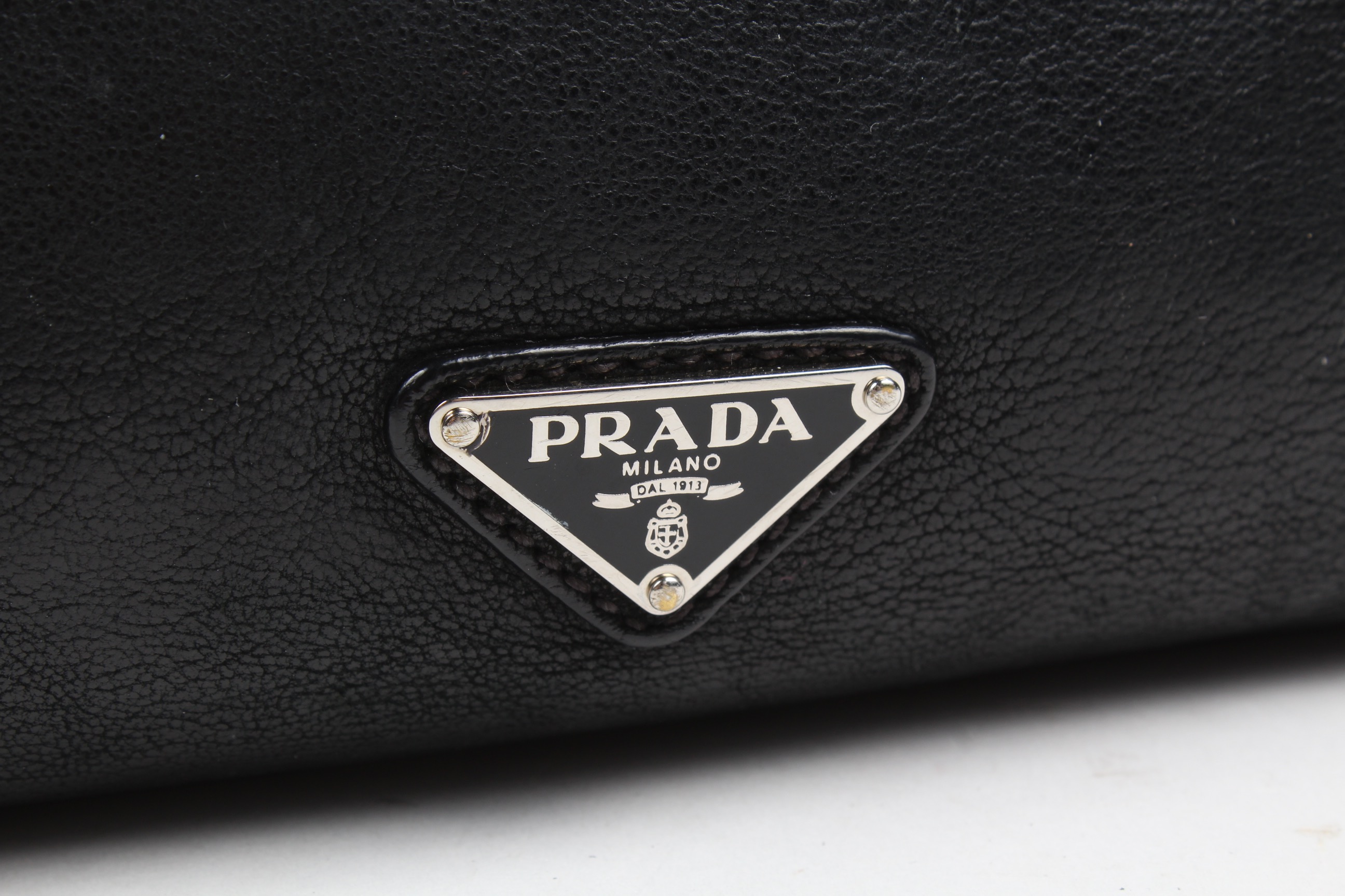 Prada Pebbled Leather Handbag