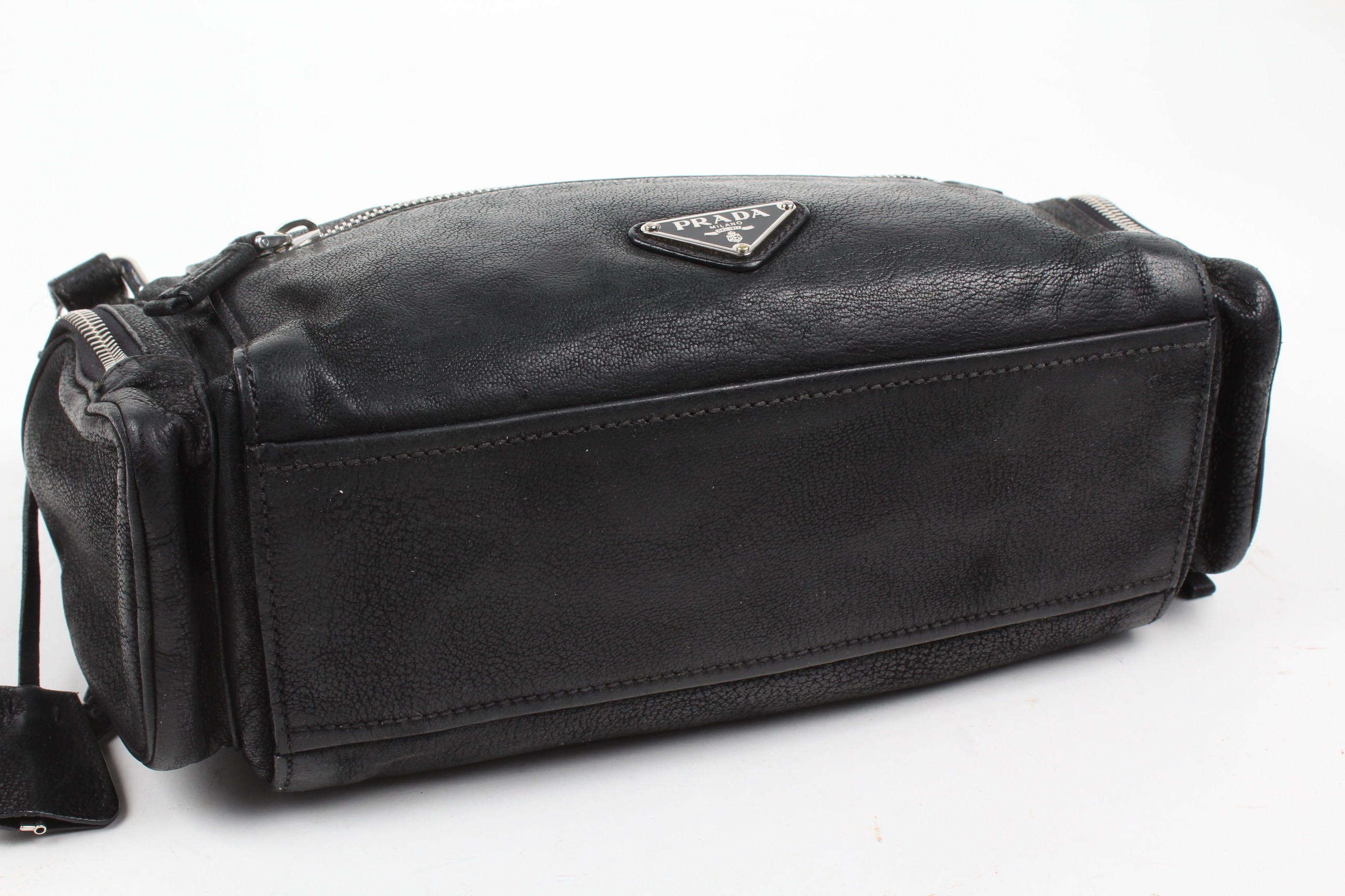 Prada Pebbled Leather Handbag