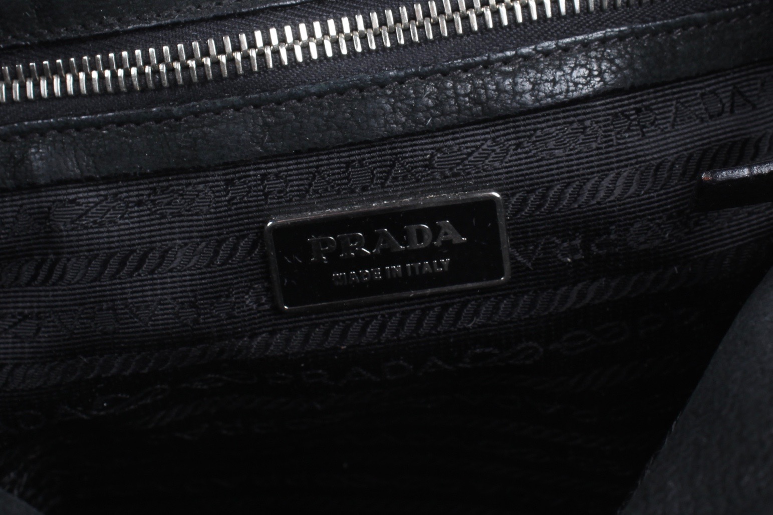 Prada Pebbled Leather Handbag