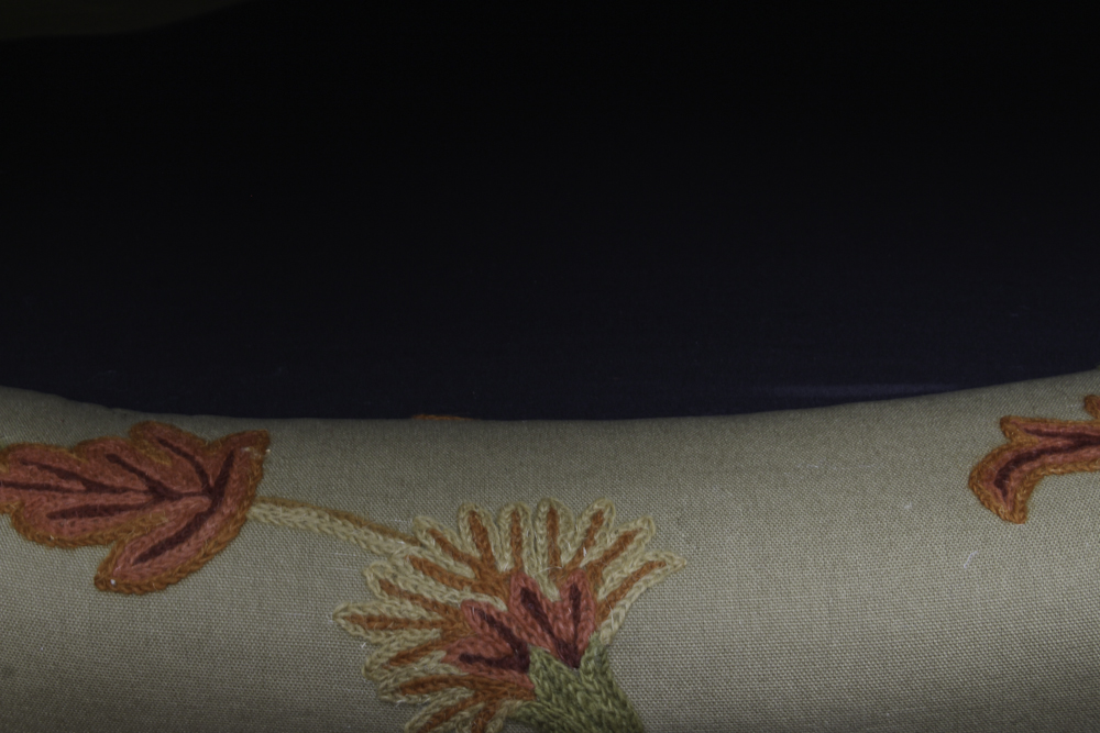 Fine Replica Louis XV Style Bergère Chair and Ottoman